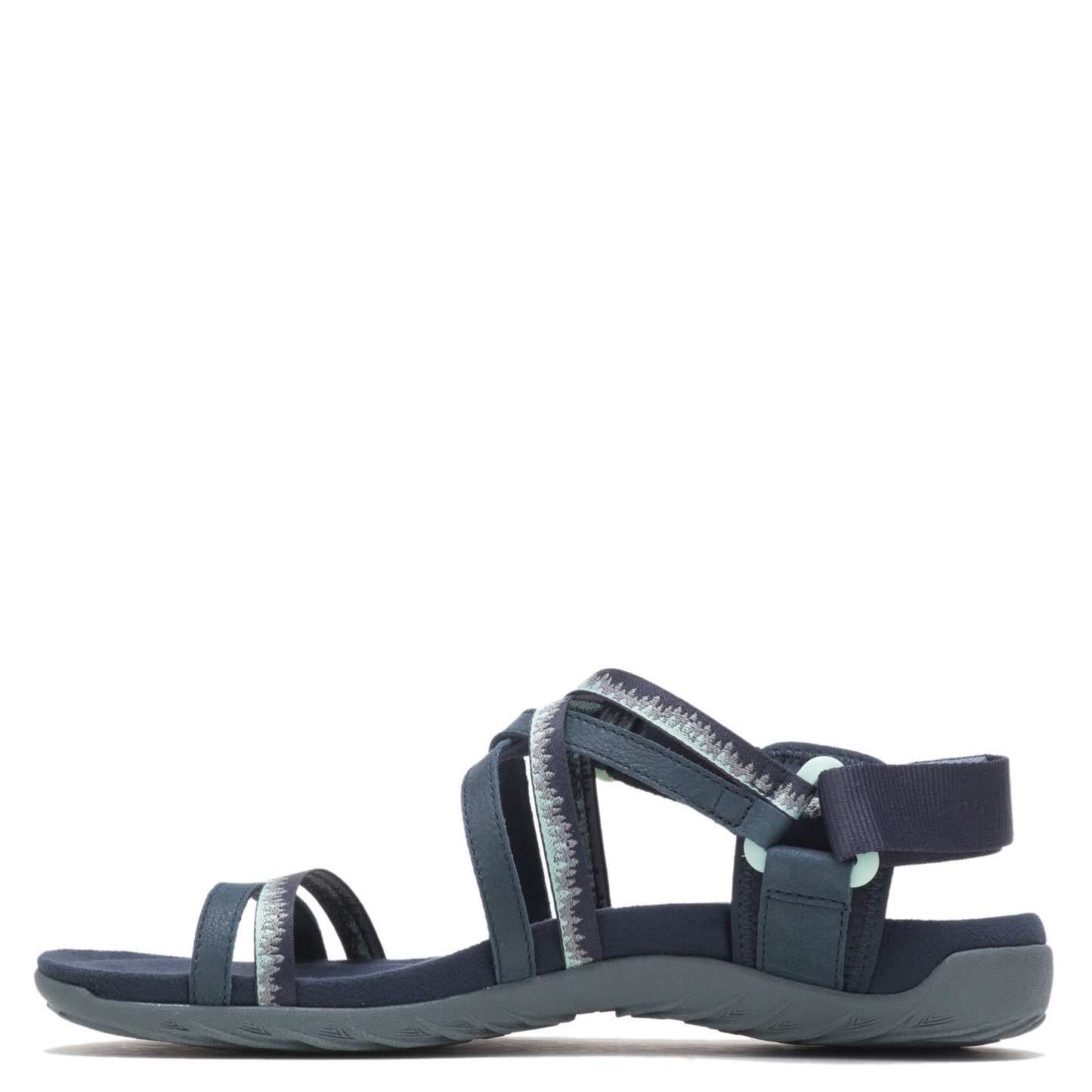 Peltz Shoes Women's Merrell Terran Cush 3 Lattice Sandal NAVY J002718