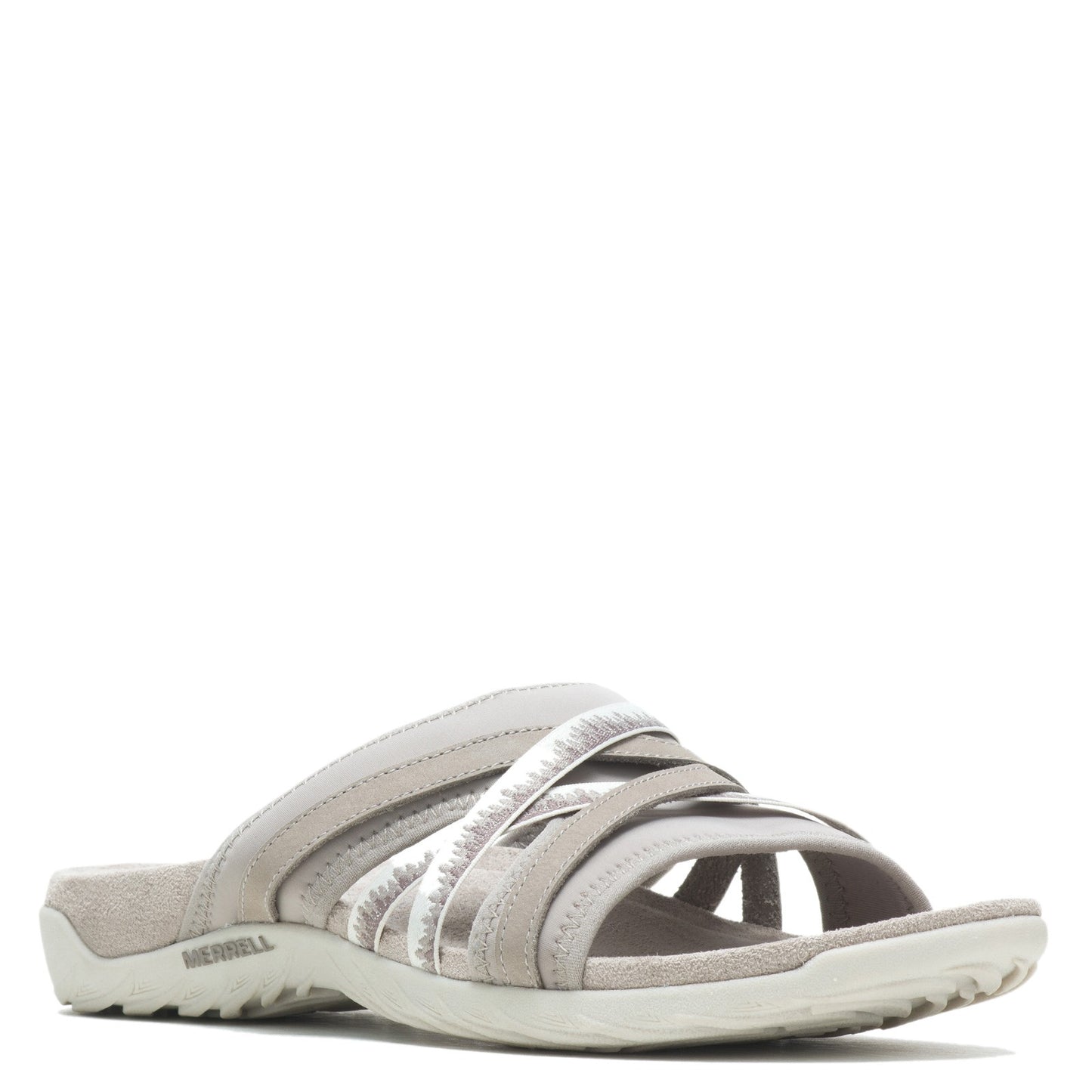 Peltz Shoes Women's Merrell Terran Cush 3 Slide Sandal MOONBEAM J002724