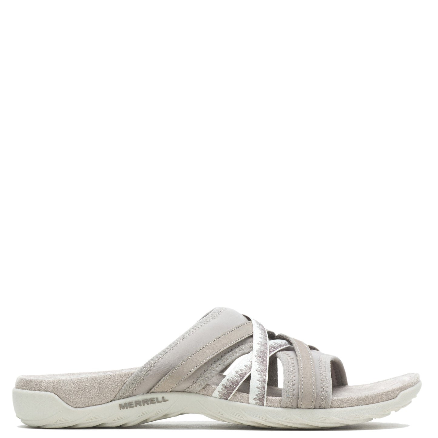 Peltz Shoes Women's Merrell Terran Cush 3 Slide Sandal MOONBEAM J002724