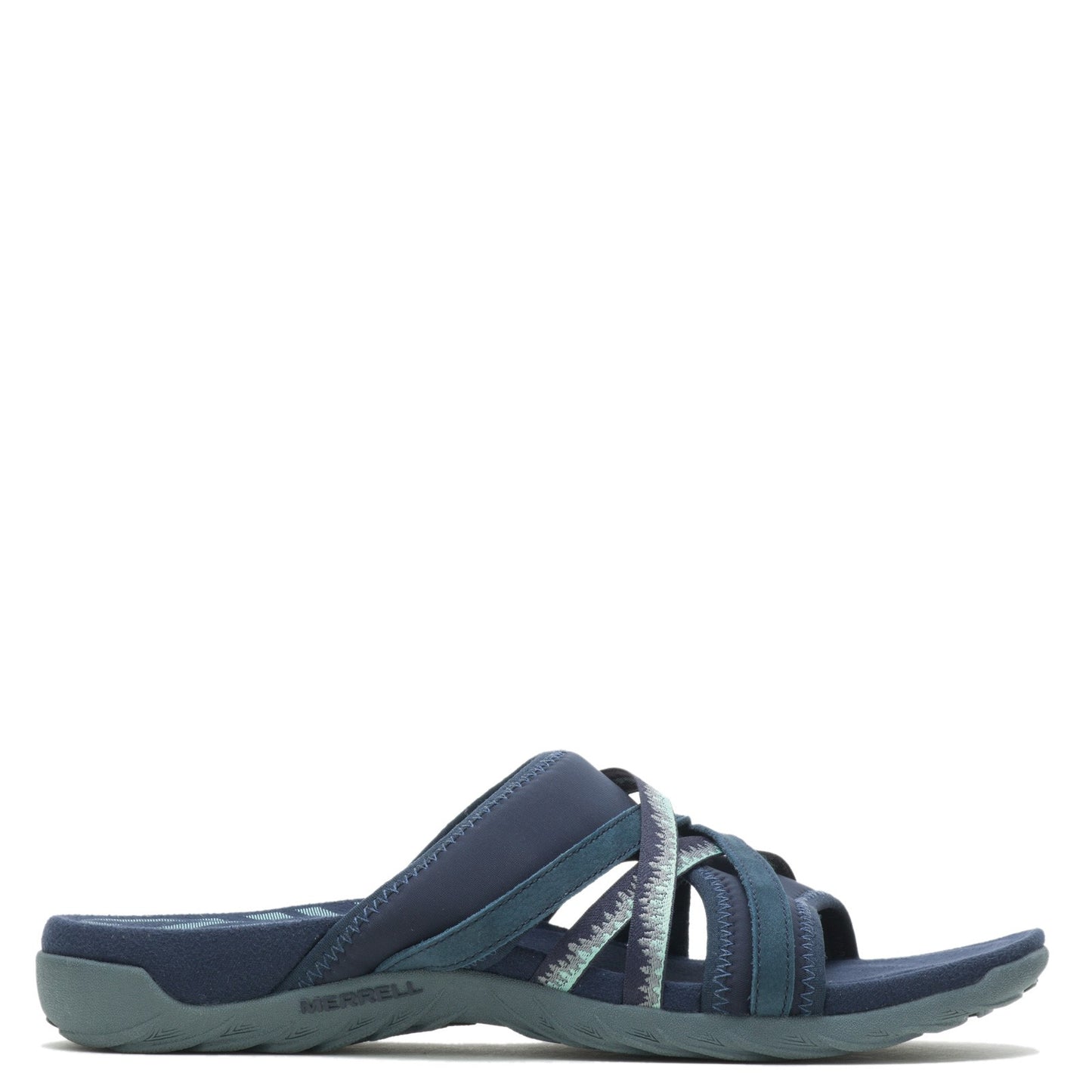 Peltz Shoes Women's Merrell Terran Cush 3 Slide Sandal NAVY J002726