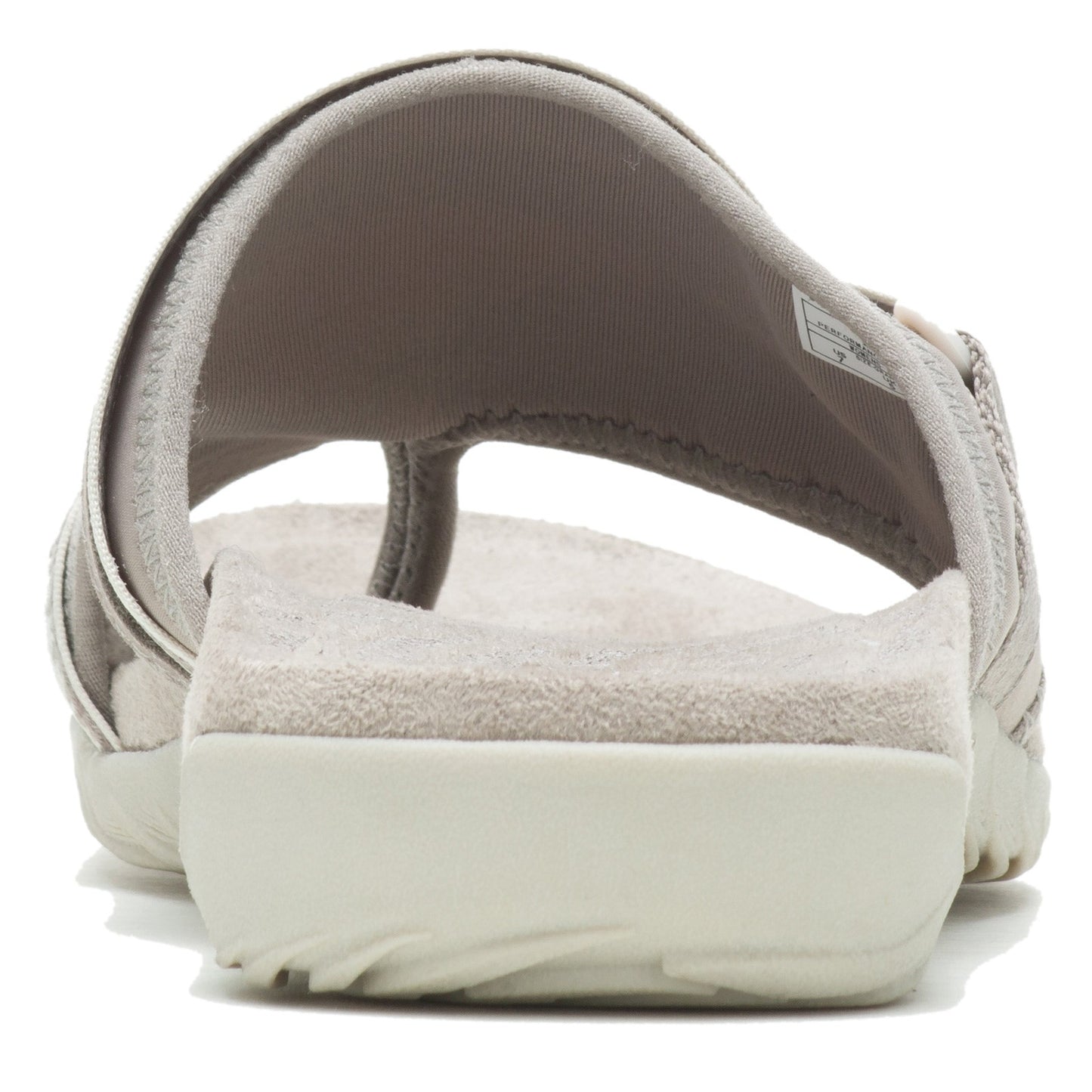 Peltz Shoes Women's Merrell Terran Cush 3 Post Sandal - Wide Width MOONBEAM J002732W