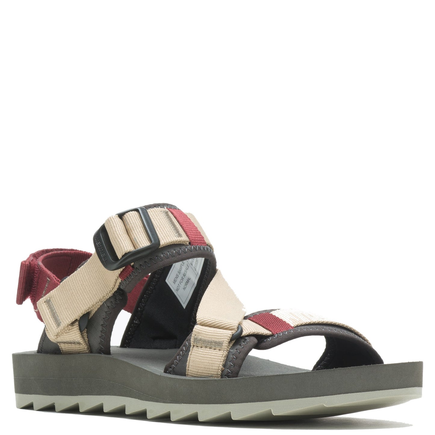 Peltz Shoes Men's Merrell Alpine Strap Sandal CAMEL J003287