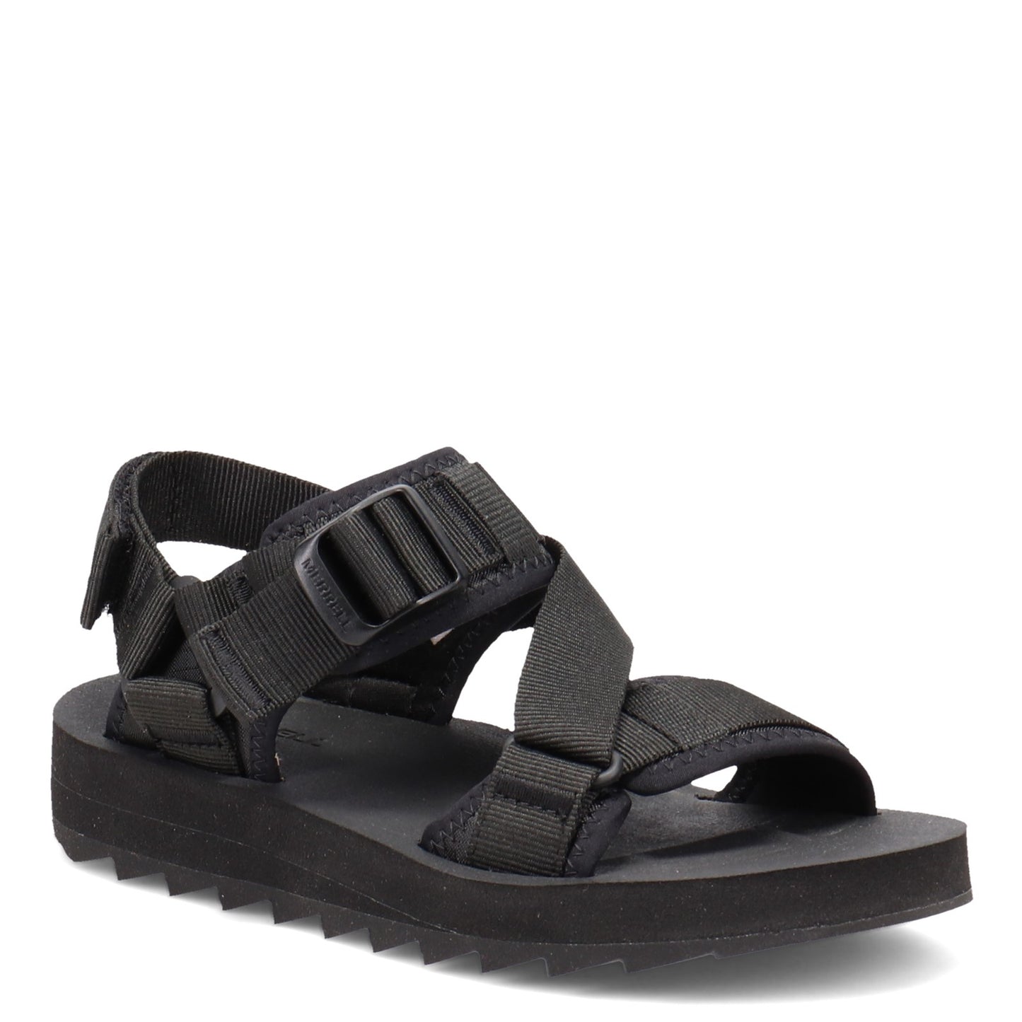 Peltz Shoes Women's Merrell Alpine Strap Sandal BLACK J003552