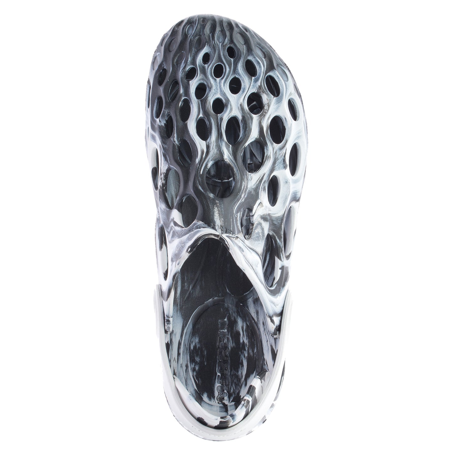 Peltz Shoes Men's Merrell Hydro Moc Water Shoe WHITE / BLACK J003851
