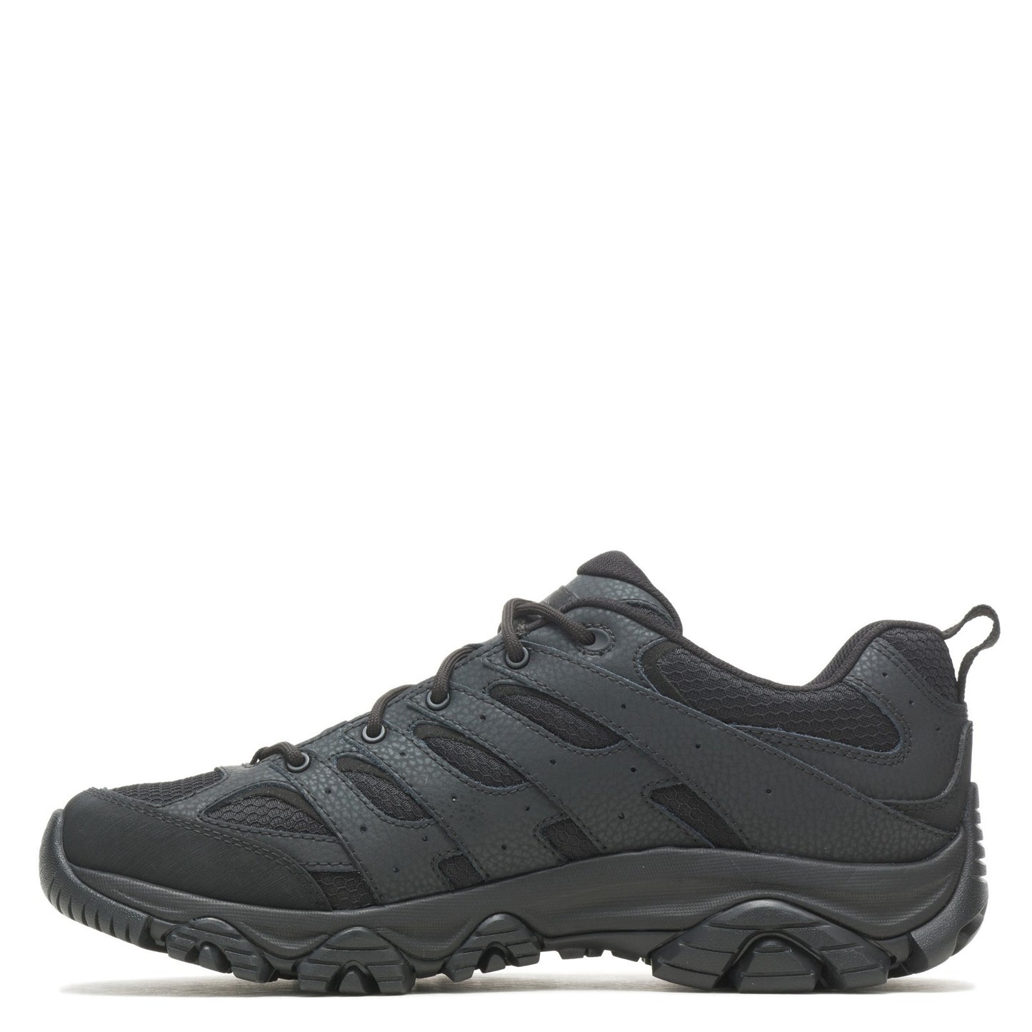 Peltz Shoes Men's Merrell Moab 3 Low Tactical Work Shoe Black J003909