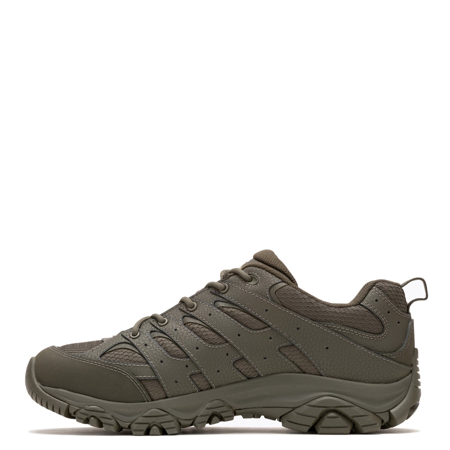 Peltz Shoes Men's Merrell Moab 3 Low Tactical Work Shoe Dark Olive J004117W