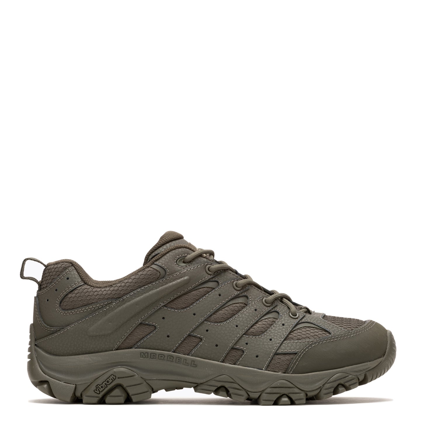 Peltz Shoes Men's Merrell Moab 3 Low Tactical Work Shoe Dark Olive J004117