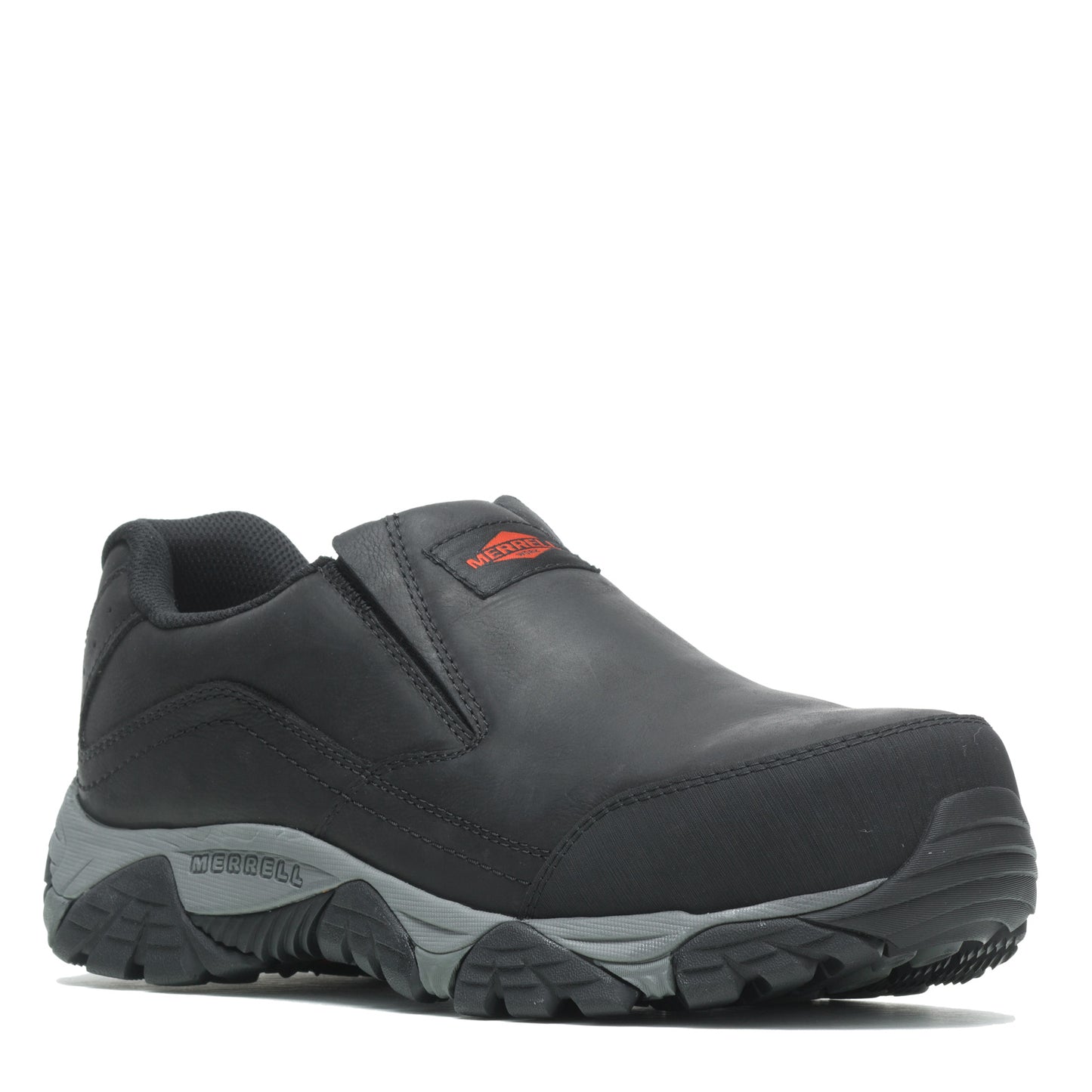 Peltz Shoes Men's Merrell Moab Adventure Moc Carbon Fiber Slip-On BLACK J004639