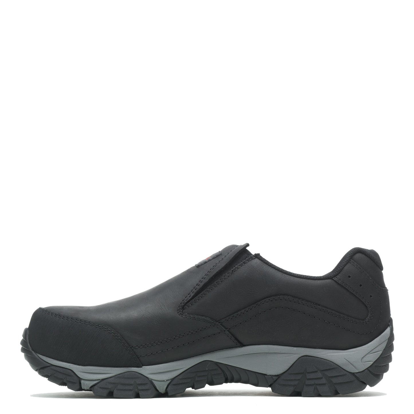 Peltz Shoes Men's Merrell Moab Adventure Moc Carbon Fiber Slip-On BLACK J004639