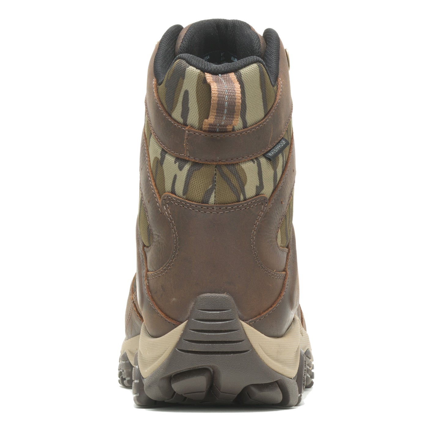 Peltz Shoes Men's Merrell Moab 2 Timber 6in Waterproof Boot CAMO J004651