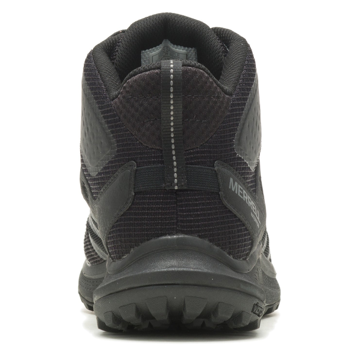 Peltz Shoes Men's Merrell Nova 3 Mid Tactical Waterproof Hiking Boot - Wide Width Black J005049W