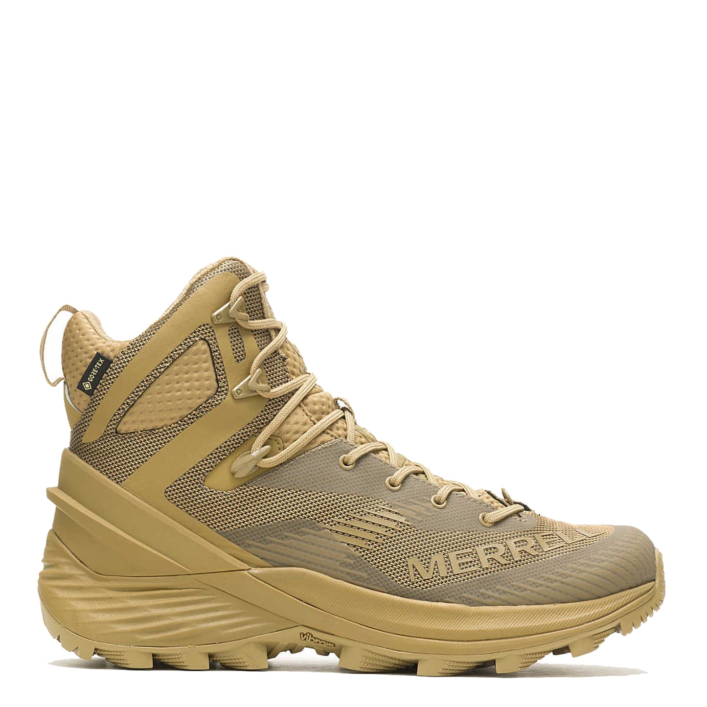 Peltz Shoes Men's Merrell Rogue Tactical GORE-TEX Boot Dark Coyote J005253