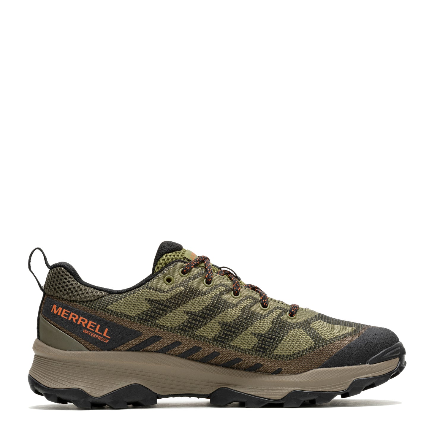 Peltz Shoes Men's Merrell Speed Eco Waterproof Hiking Shoe Avocado Kangaroo J037003