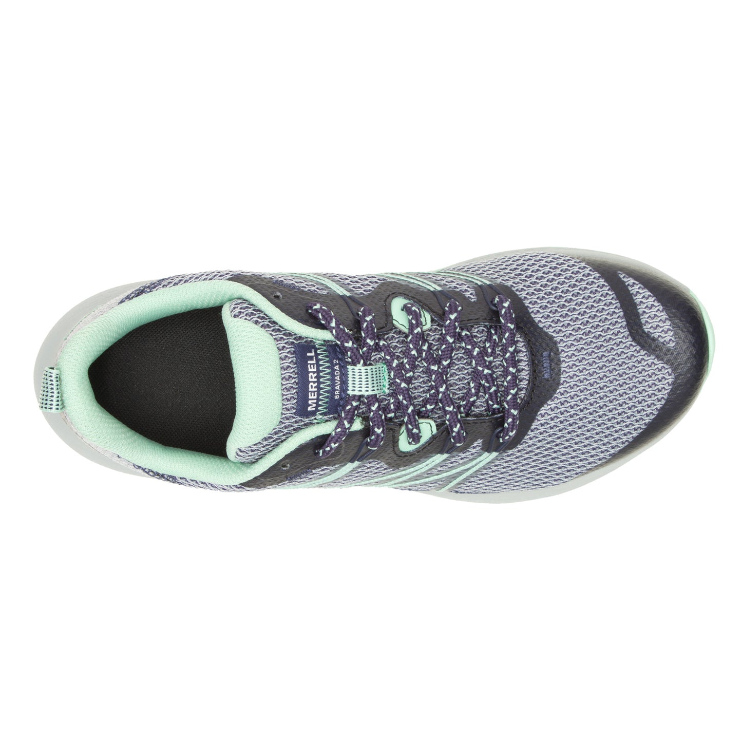 Peltz Shoes Women's Merrell Bravada 2 Breeze Hiking Shoe ROCK NAVY J037360