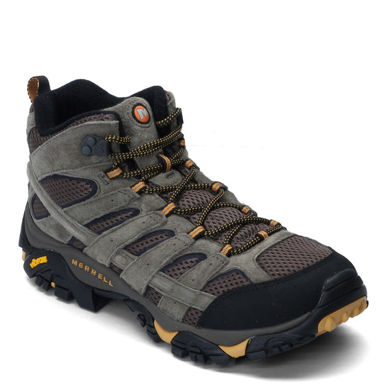 Peltz Shoes  Men's Merrell Moab 2 Mid Vent Hiking Boots BROWN J06045