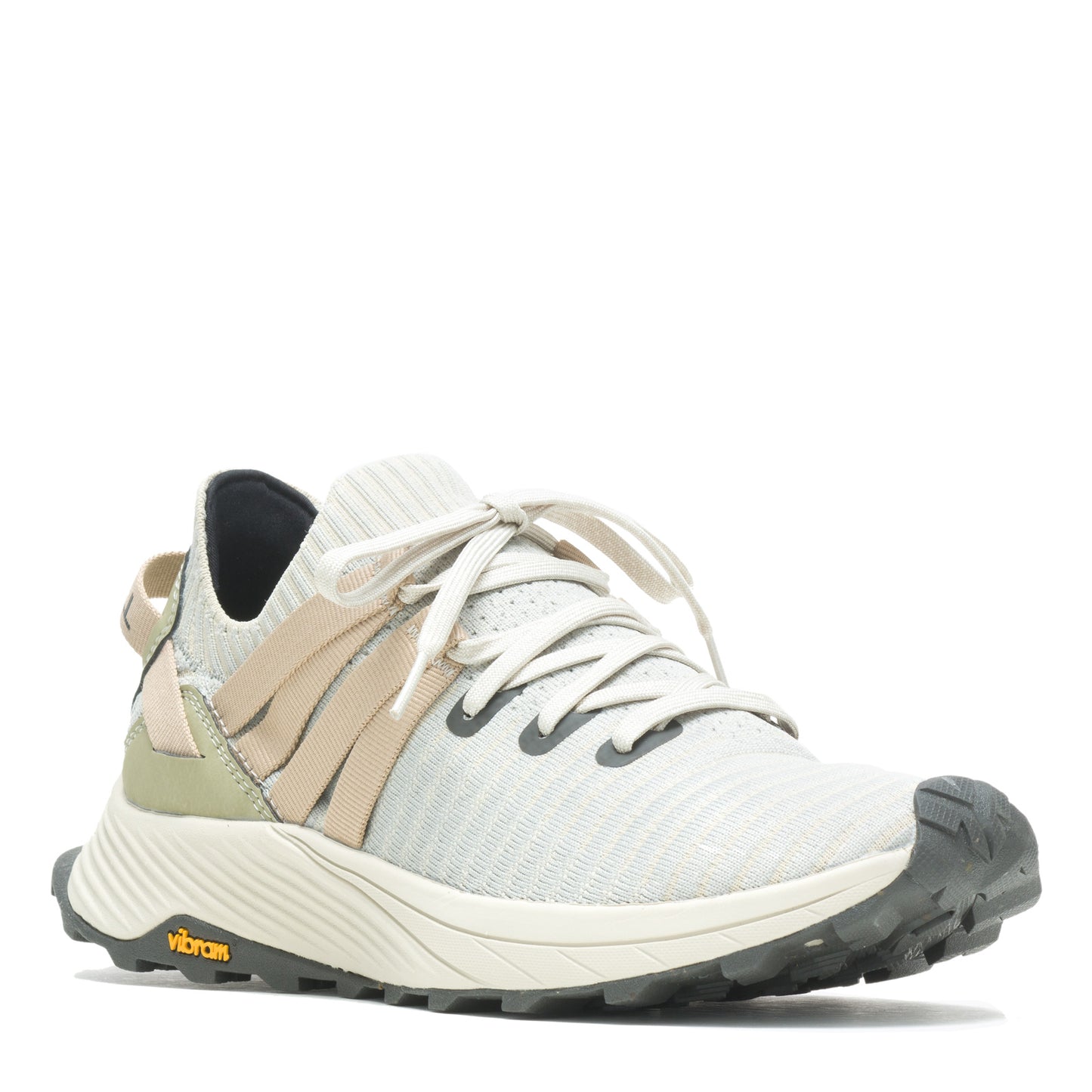 Peltz Shoes Men's Merrell Embark Lace Sneaker BLACK / WHITE J067215