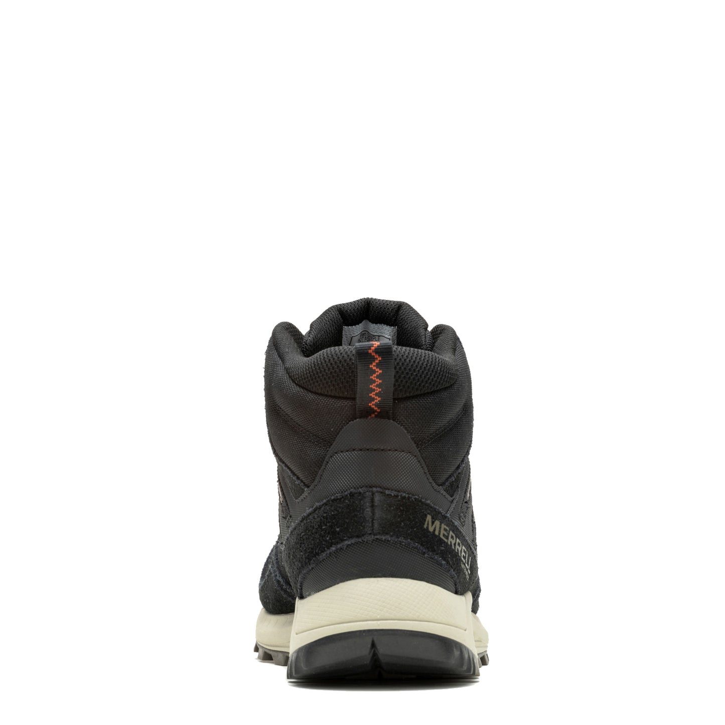 Peltz Shoes Men's Merrell Wildwood Mid Leather WP Boot Black J068027