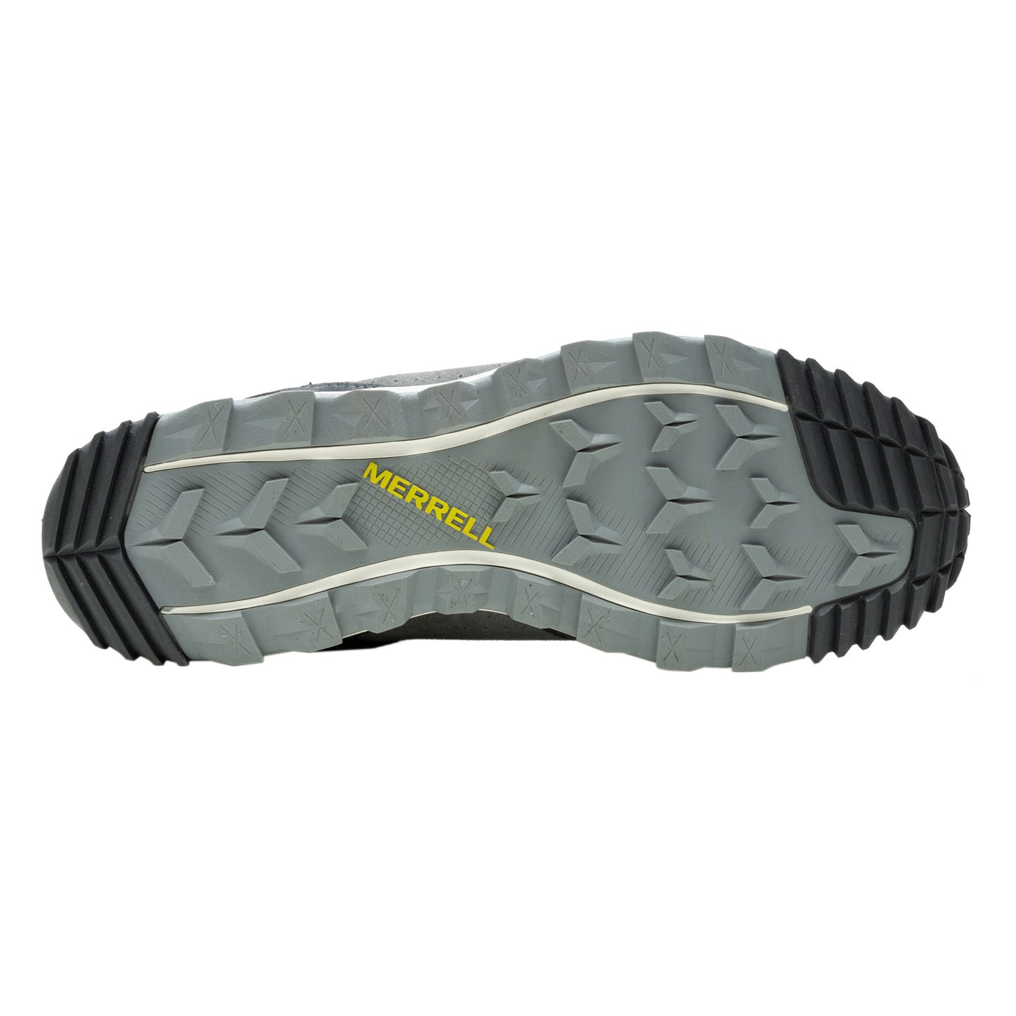 Peltz Shoes Men's Merrell Wildwood Mid Leather WP Boot Grey J068029