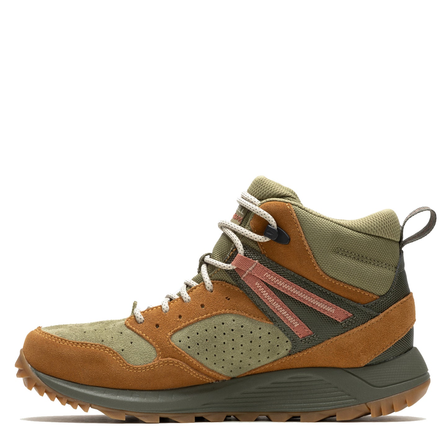 Peltz Shoes Women's Merrell Wildwood Mid Leather WP Boot Forest J068102
