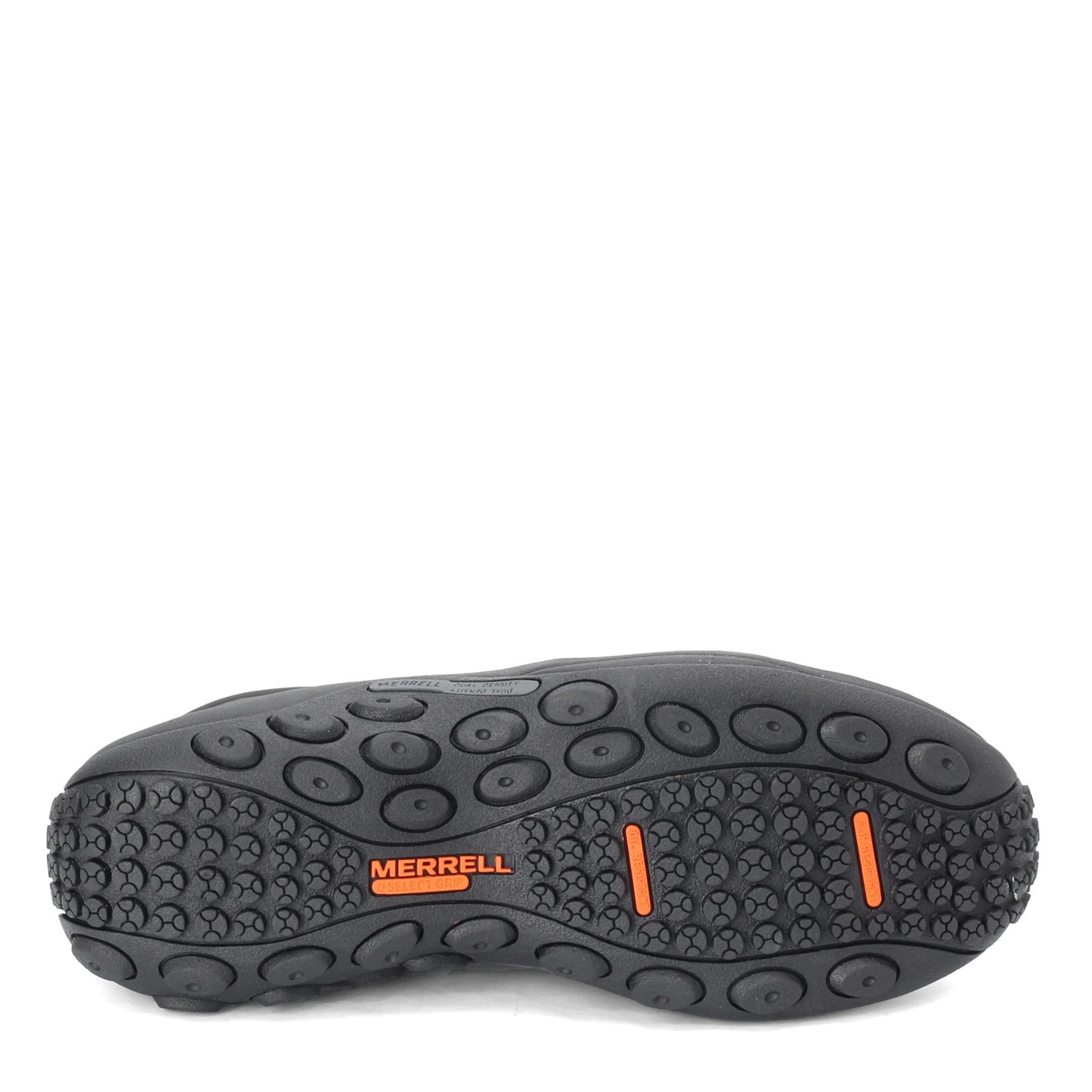 Peltz Shoes Men's Merrell Jungle Moc Leather SR Work Shoe BLACK J099321