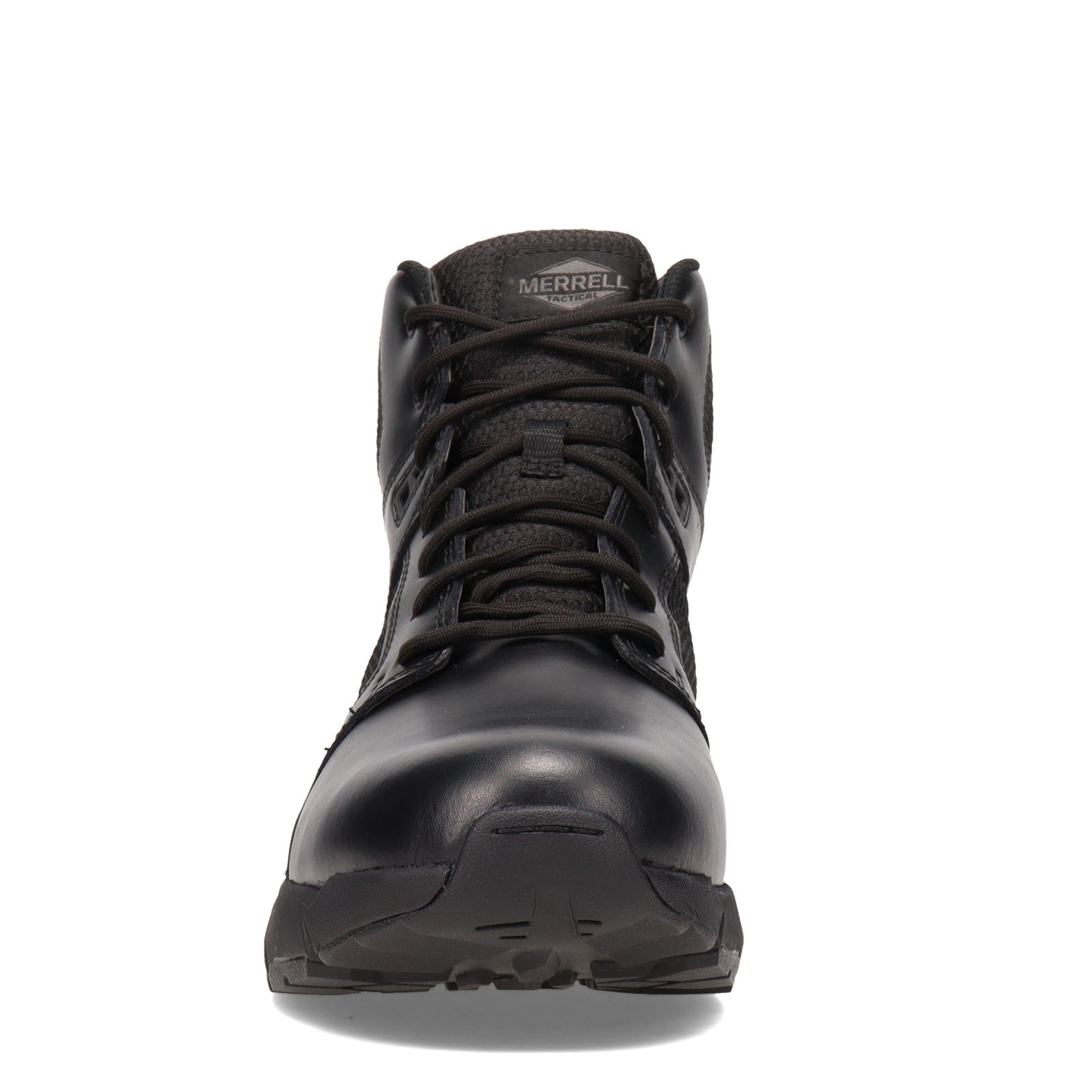 Peltz Shoes Men's Merrell Work Fullbench Tactical Mid Work Boot BLACK J099439