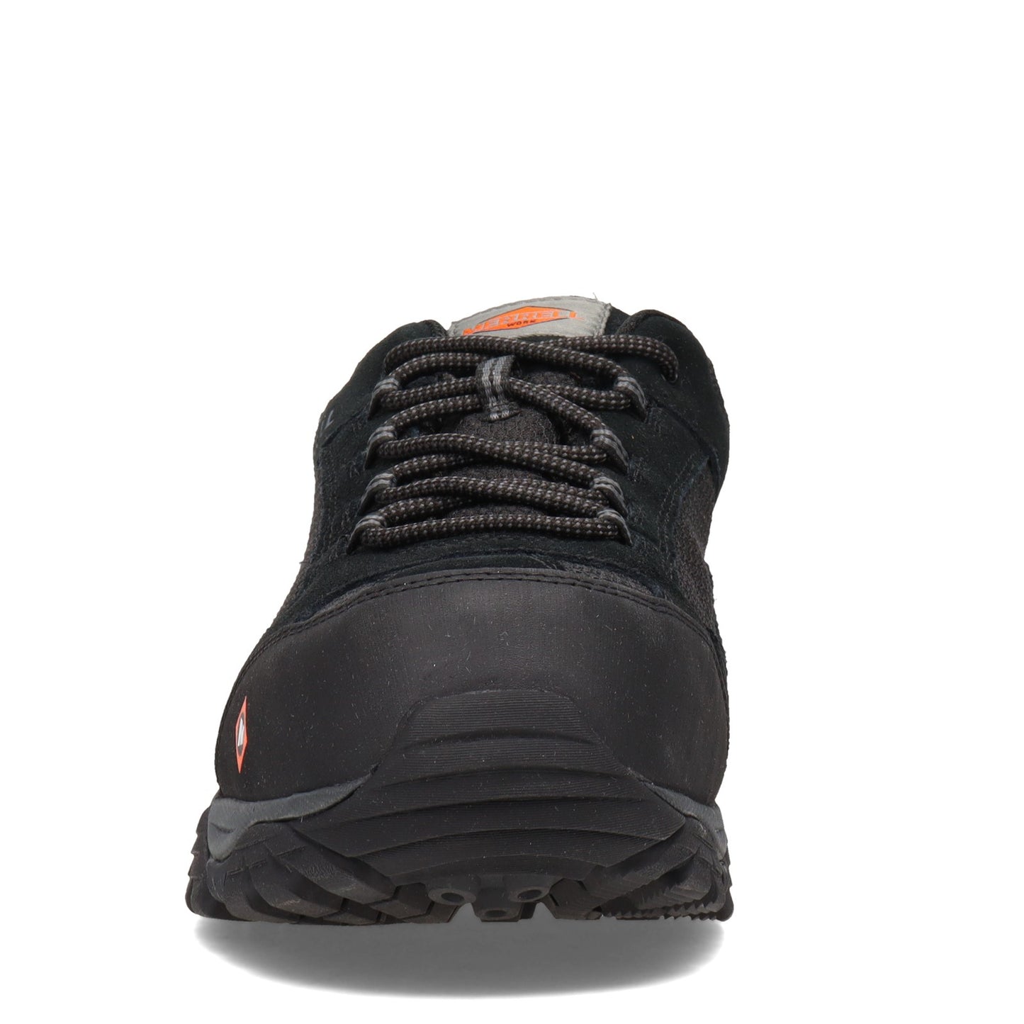Peltz Shoes Men's Merrell Moab Onset Low Waterproof Comp Toe Work Shoe BLACK J099503