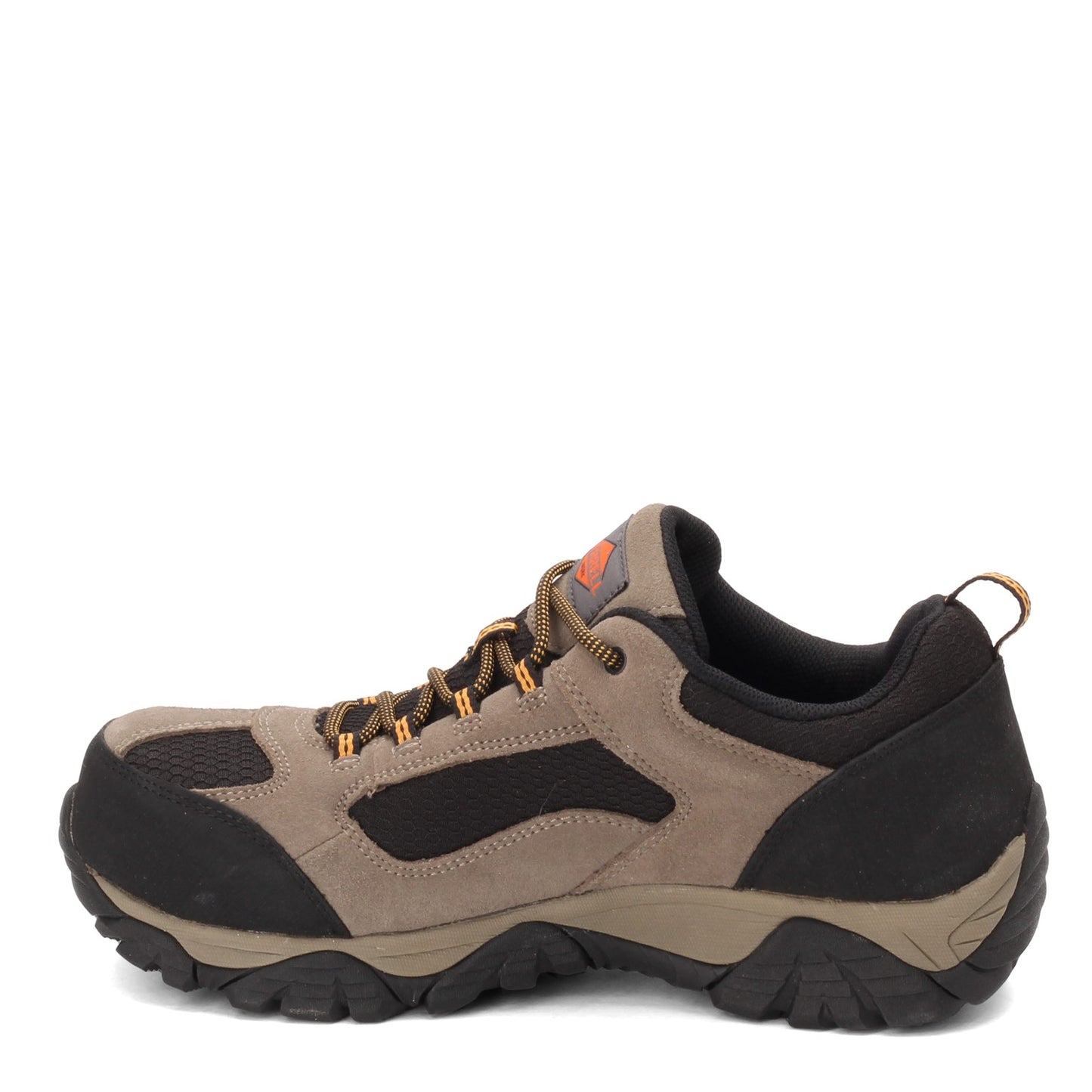 Peltz Shoes Men's Merrell Moab Onset Low Waterproof Comp Toe Work Shoe - Wide Width WALNUT J099505W