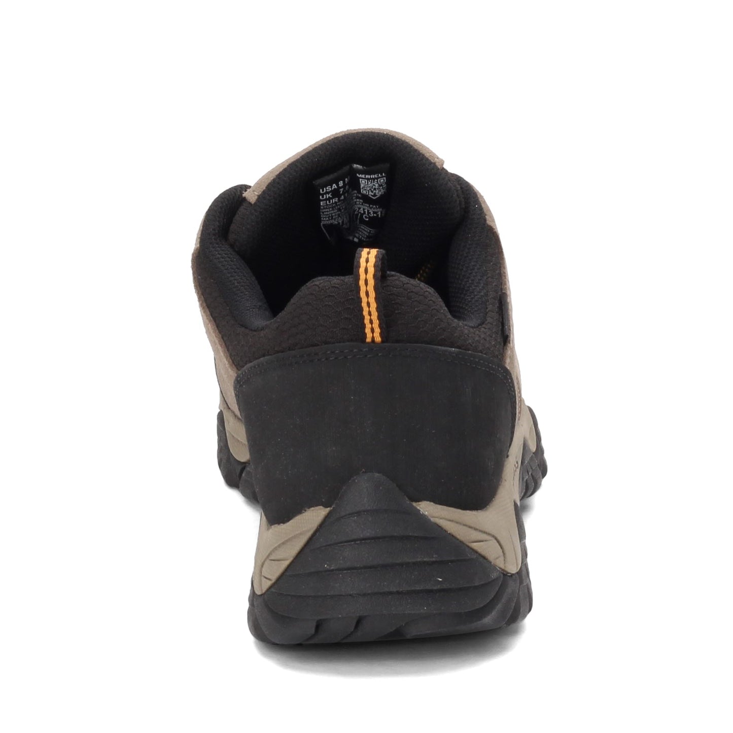 Peltz Shoes Men's Merrell Moab Onset Low Waterproof Comp Toe Work Shoe WALNUT J099505