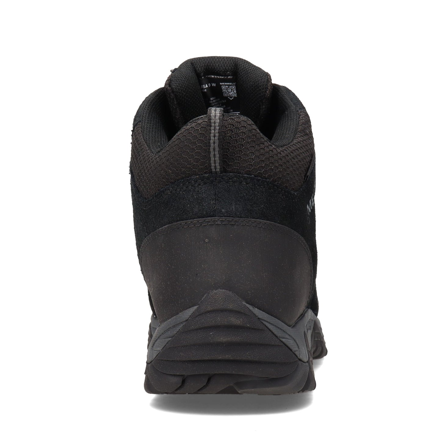 Peltz Shoes Men's Merrell Moab Onset Mid Waterproof Comp Toe Work Boot BLACK J099509