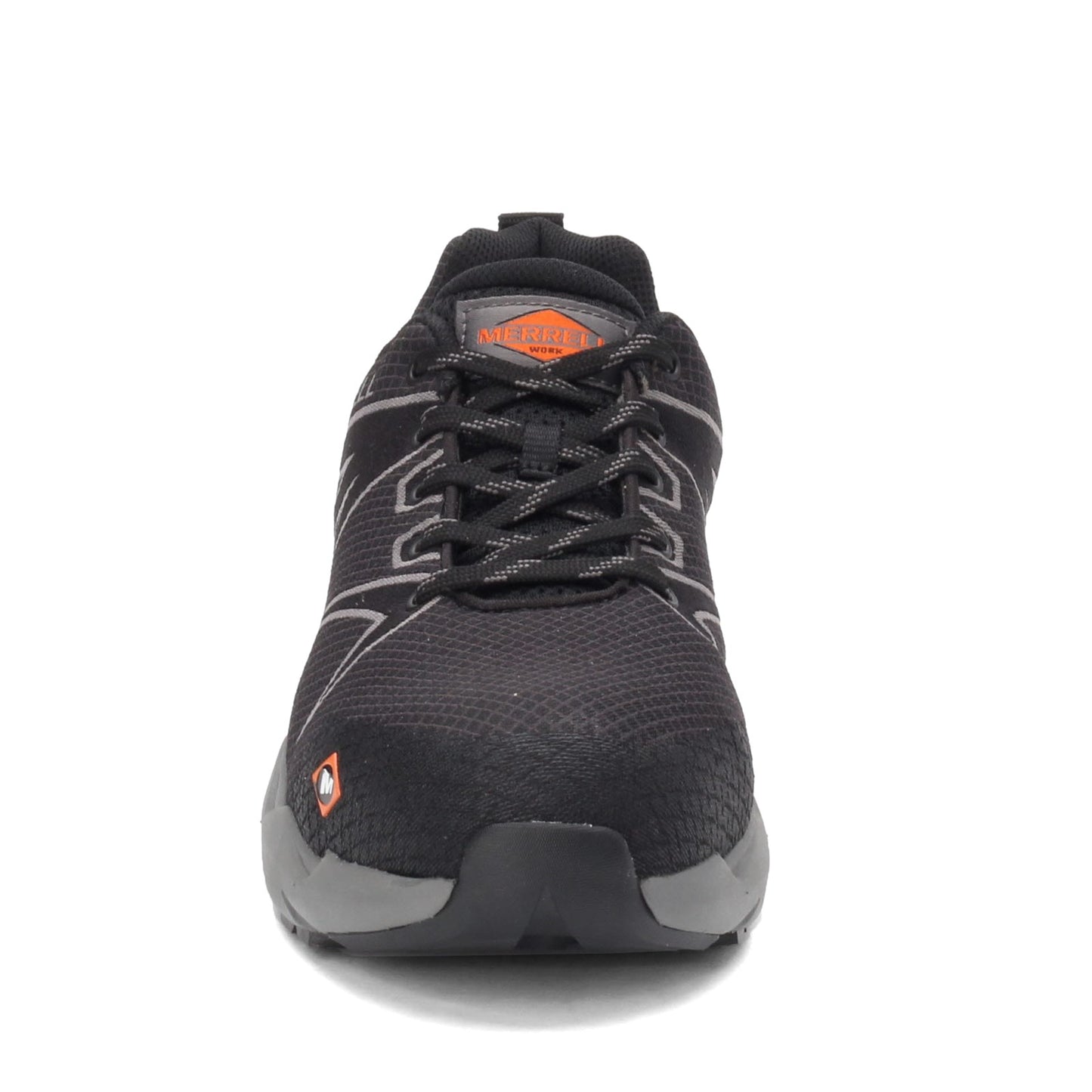 Peltz Shoes Men's Merrell Work Fullbench 55 Alloy Toe Work Shoe BLACK J099515