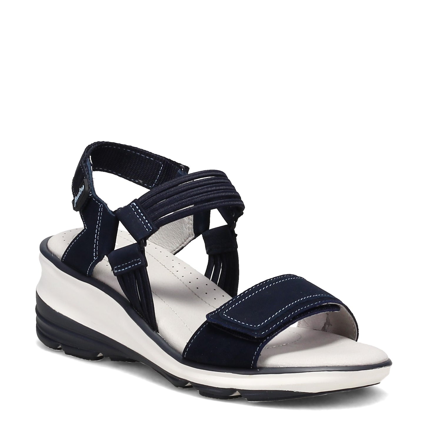 Peltz Shoes Women's Jambu St. Tropez Sandal NAVY J1STZ73