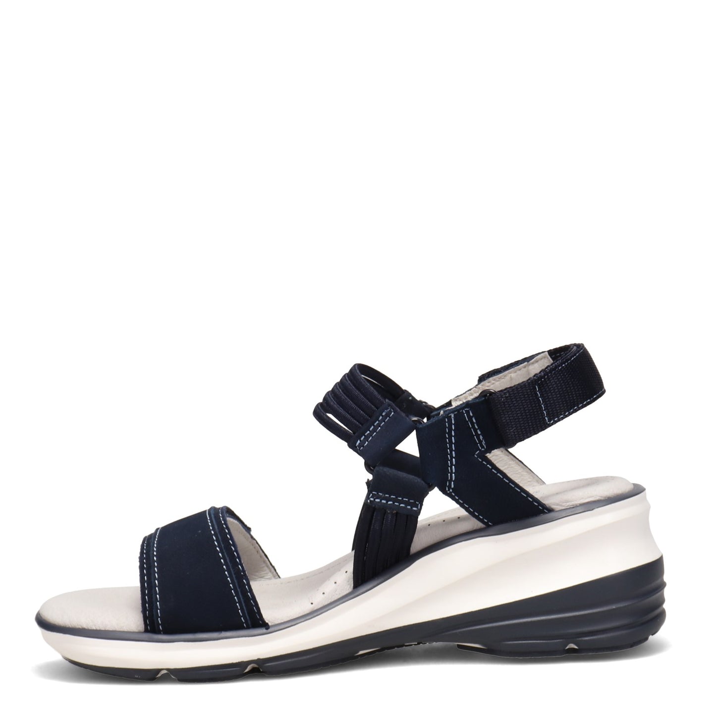 Peltz Shoes Women's Jambu St. Tropez Sandal NAVY J1STZ73