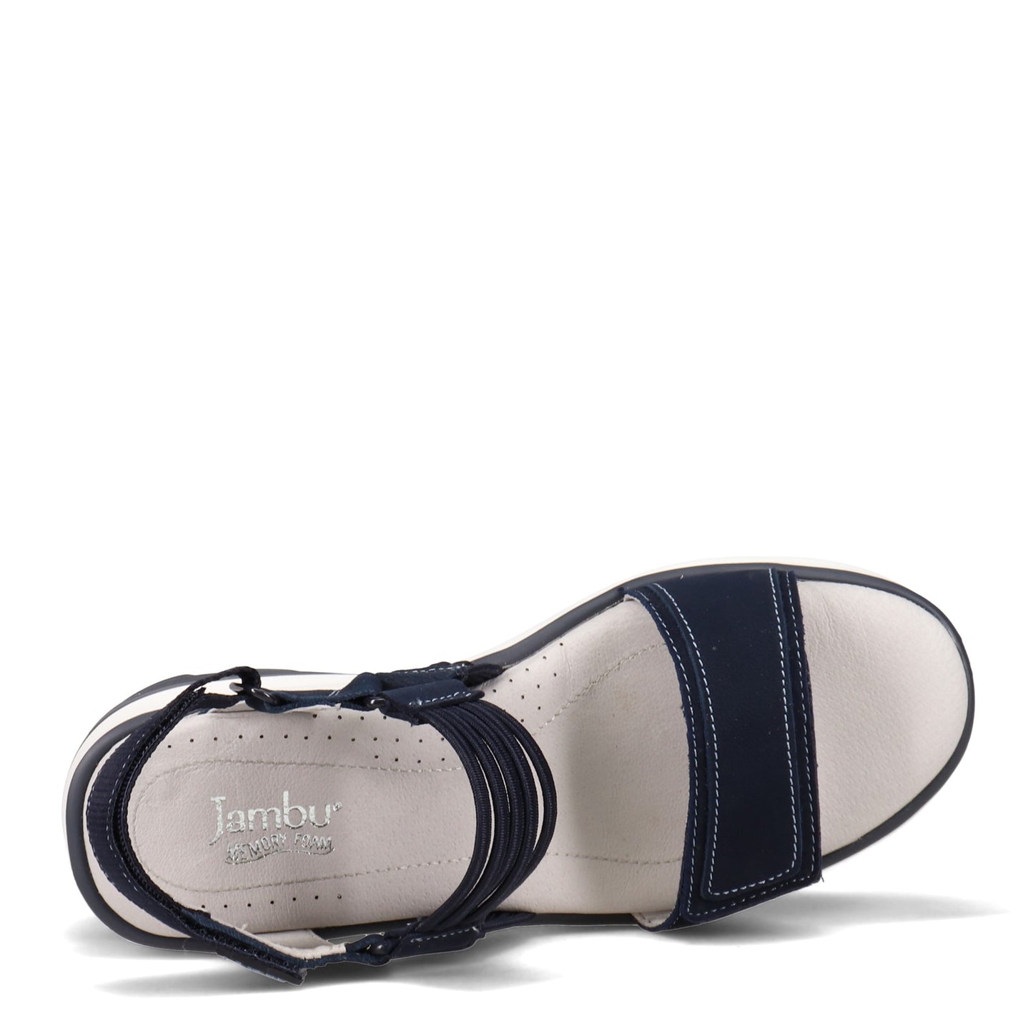 Peltz Shoes Women's Jambu St. Tropez Sandal NAVY J1STZ73