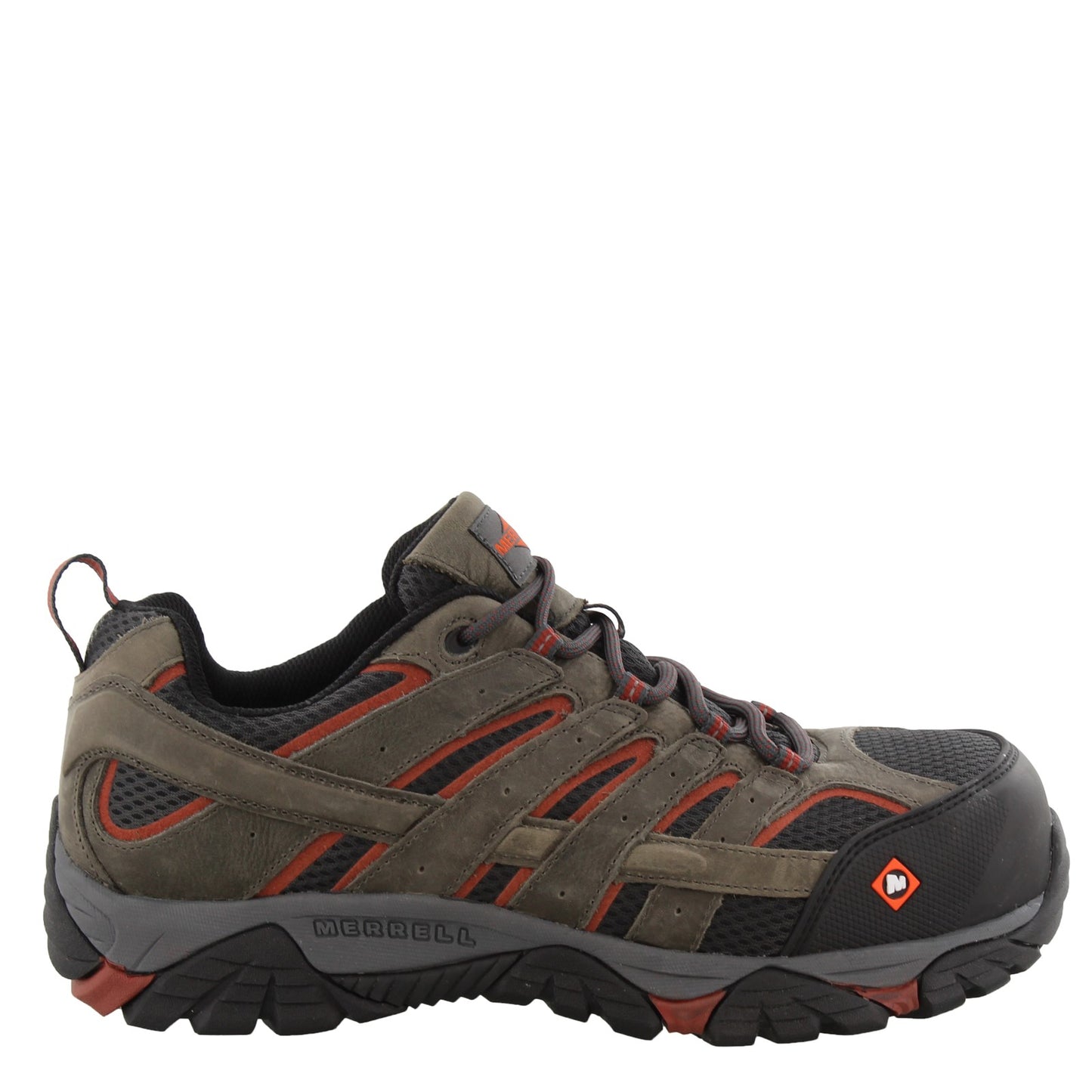 Peltz Shoes Men's Merrell Moab Vertex Vent Comp Toe PEWTER J11121