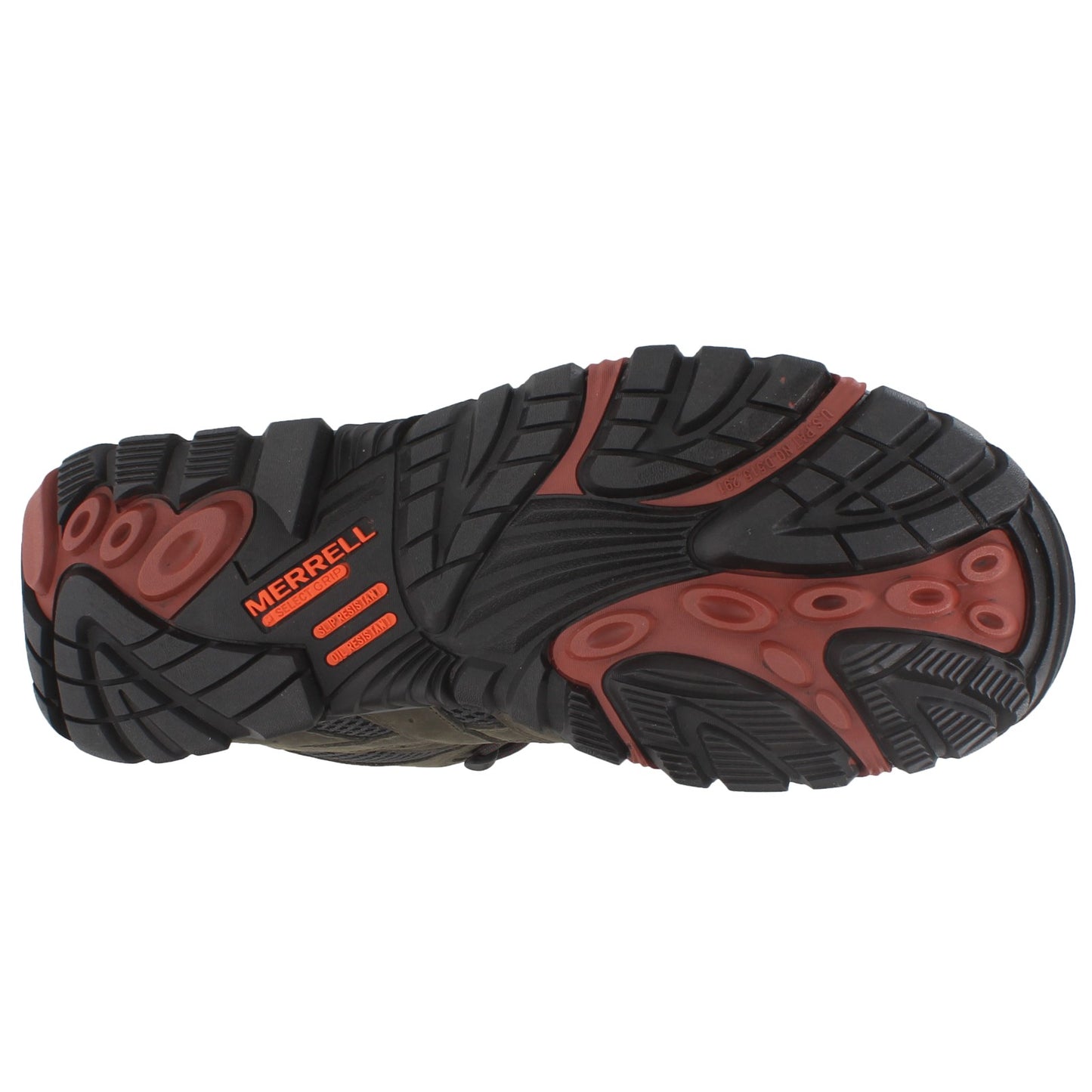 Peltz Shoes Men's Merrell Moab Vertex Mid Waterproof Comp Toe - Wide Width PEWTER J11515W