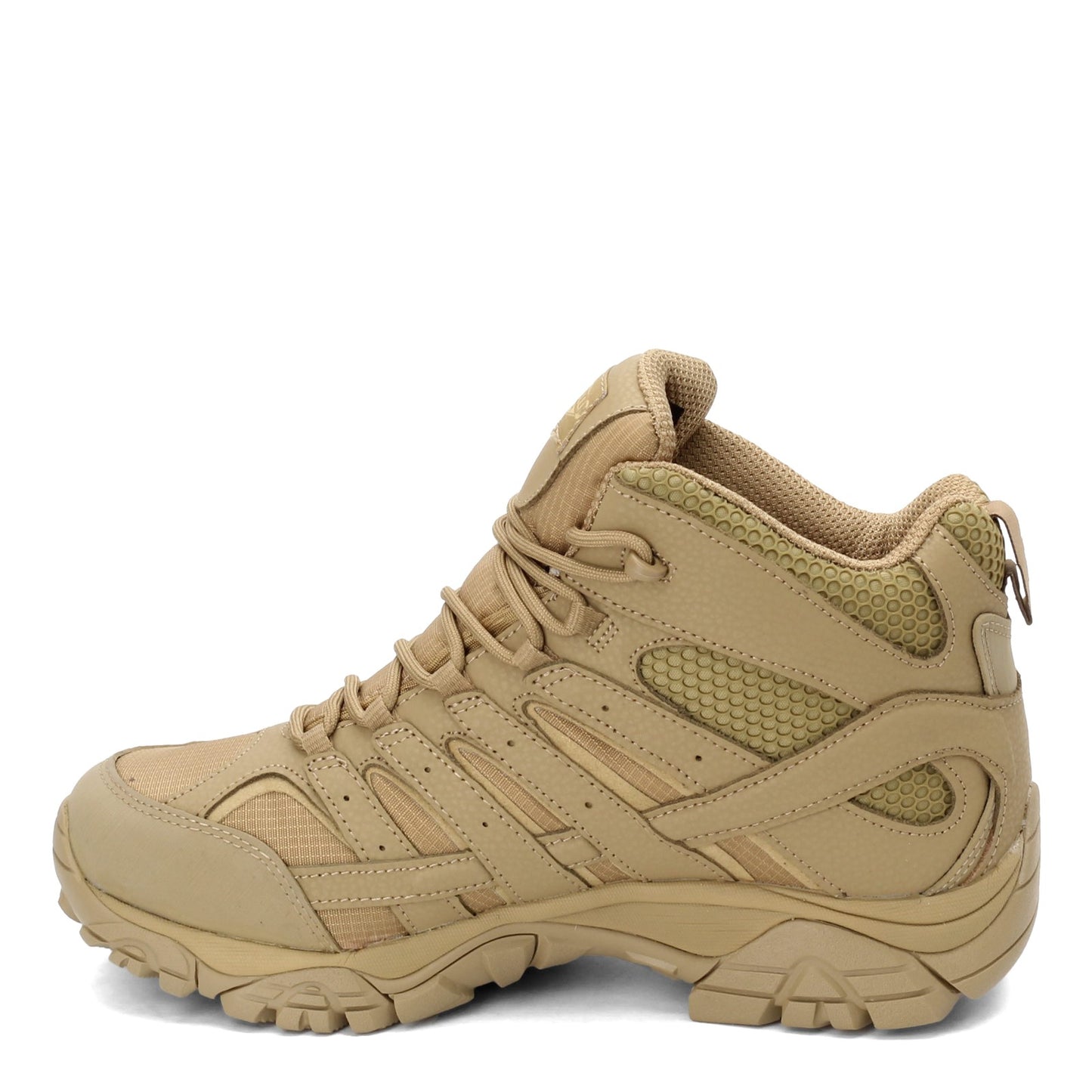 Peltz Shoes Men's Merrell Moab 2 Mid Tactical Waterproof Boot COYOTE J15849