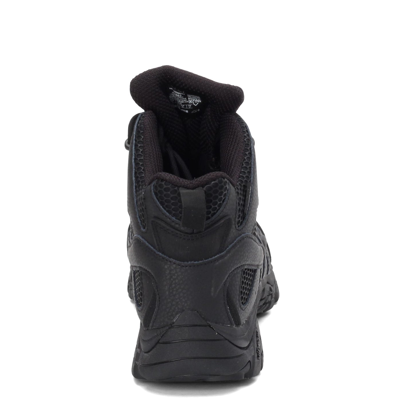 Peltz Shoes Men's Merrell Moab 2 Mid Tactical Response Waterproof Boot BLACK J15853