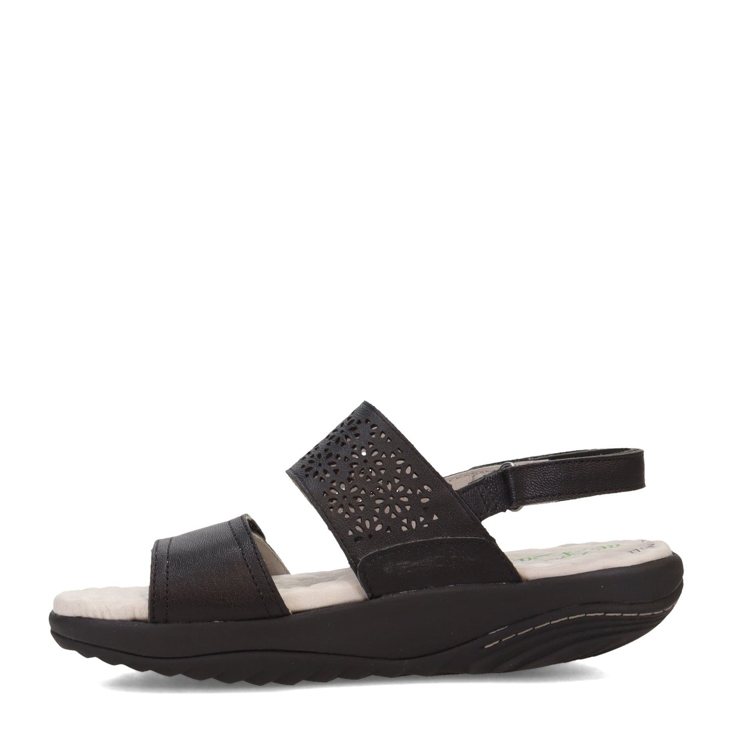 Peltz Shoes Women's Jambu Alba Sandal BLACK J1ALB01