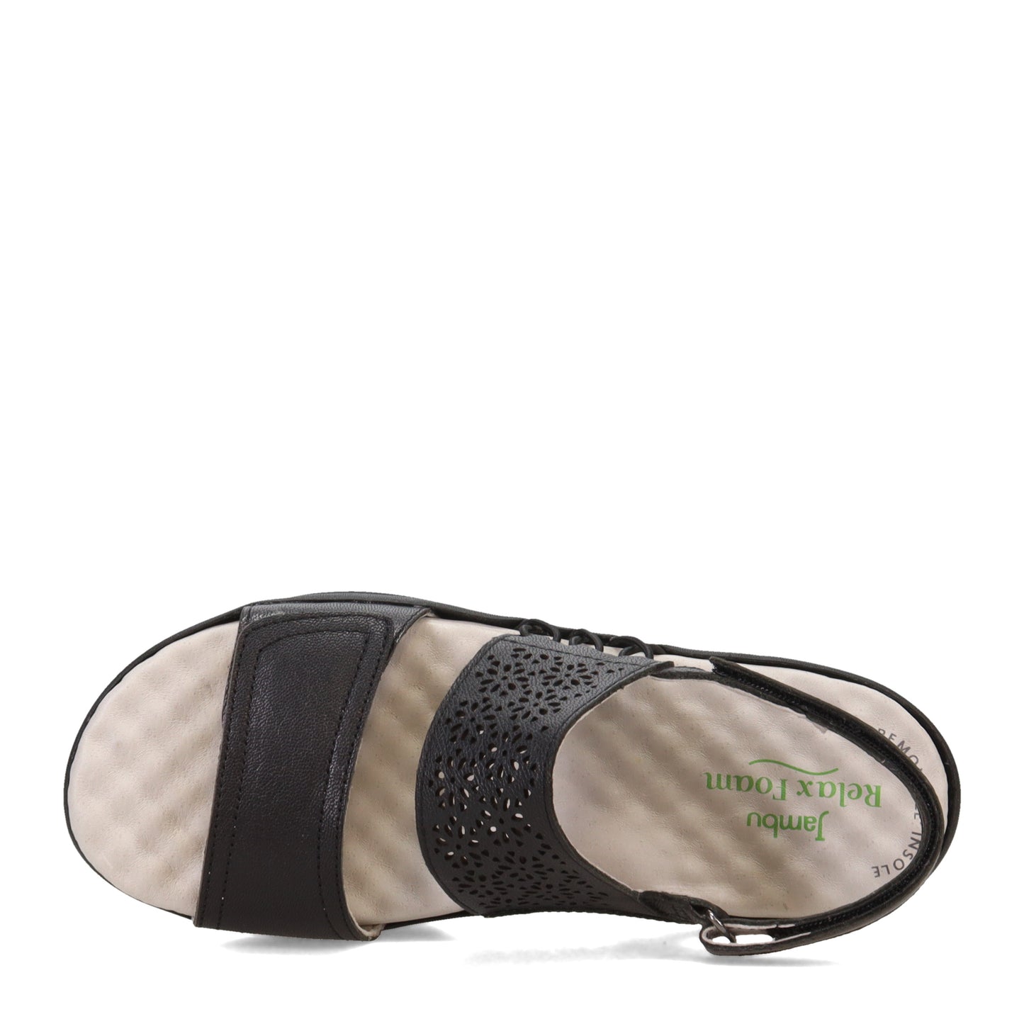 Peltz Shoes Women's Jambu Alba Sandal BLACK J1ALB01