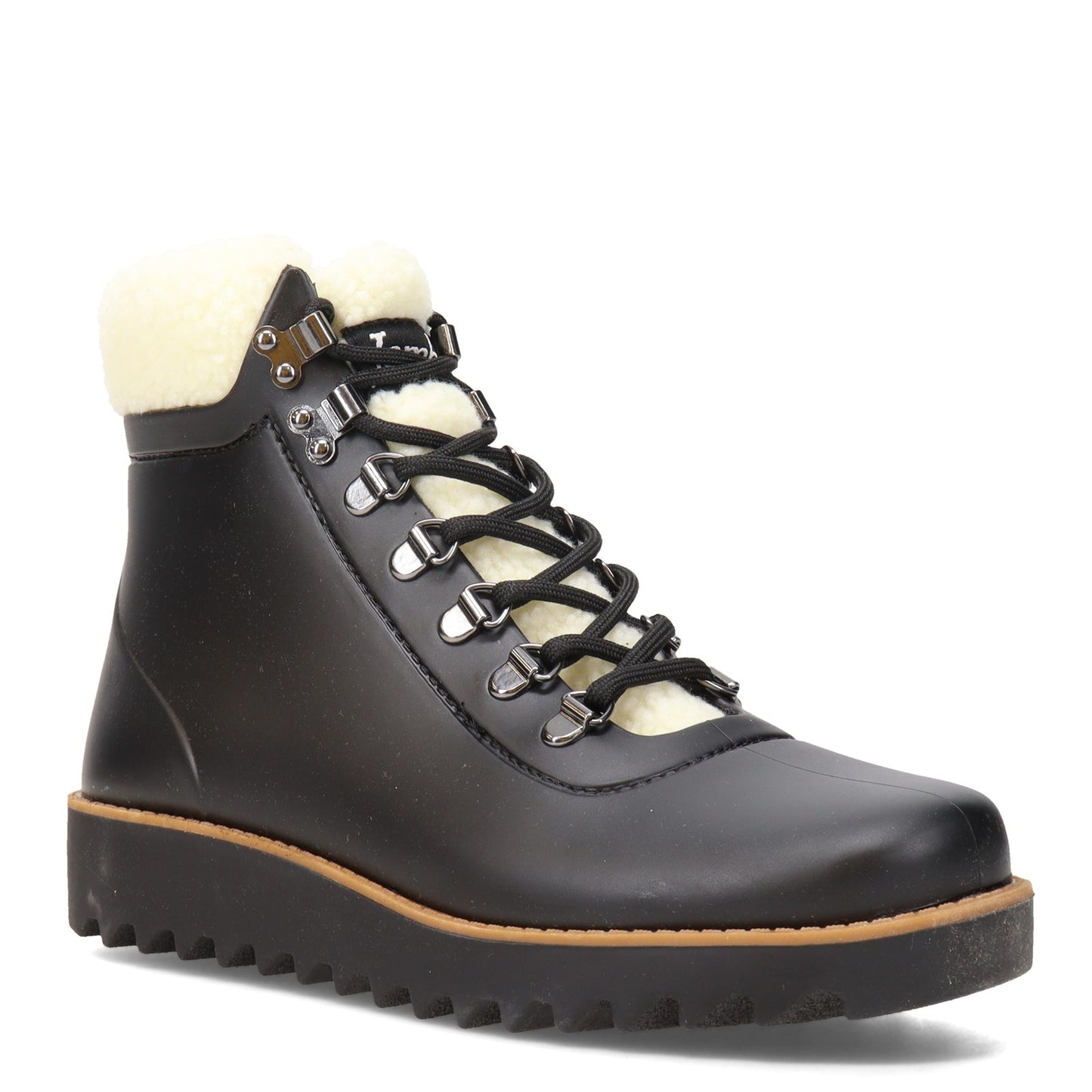 Peltz Shoes Women's Jambu Rainey-Hiker Boot BLACK / WHITE J1RIK91