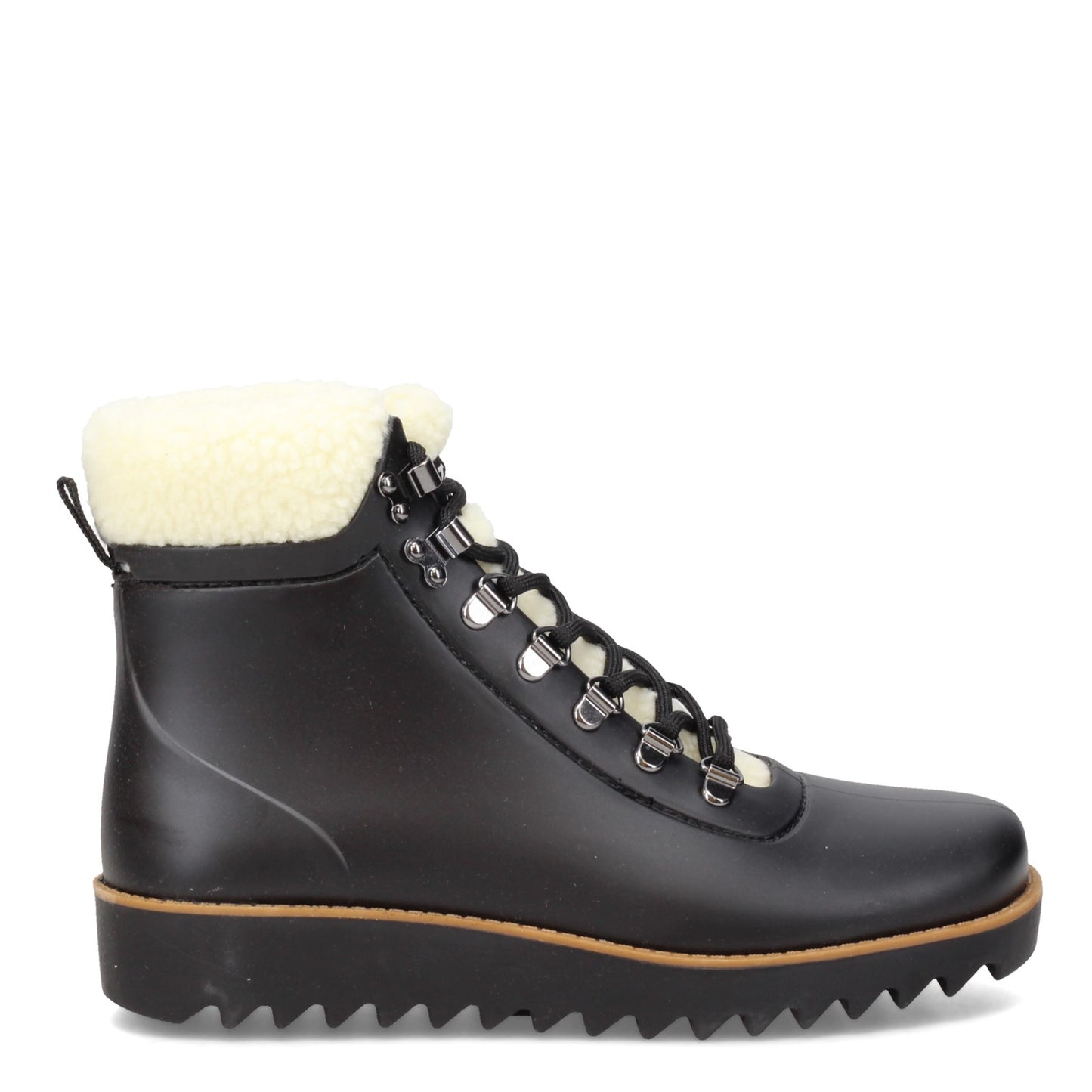 Peltz Shoes Women's Jambu Rainey-Hiker Boot BLACK / WHITE J1RIK91
