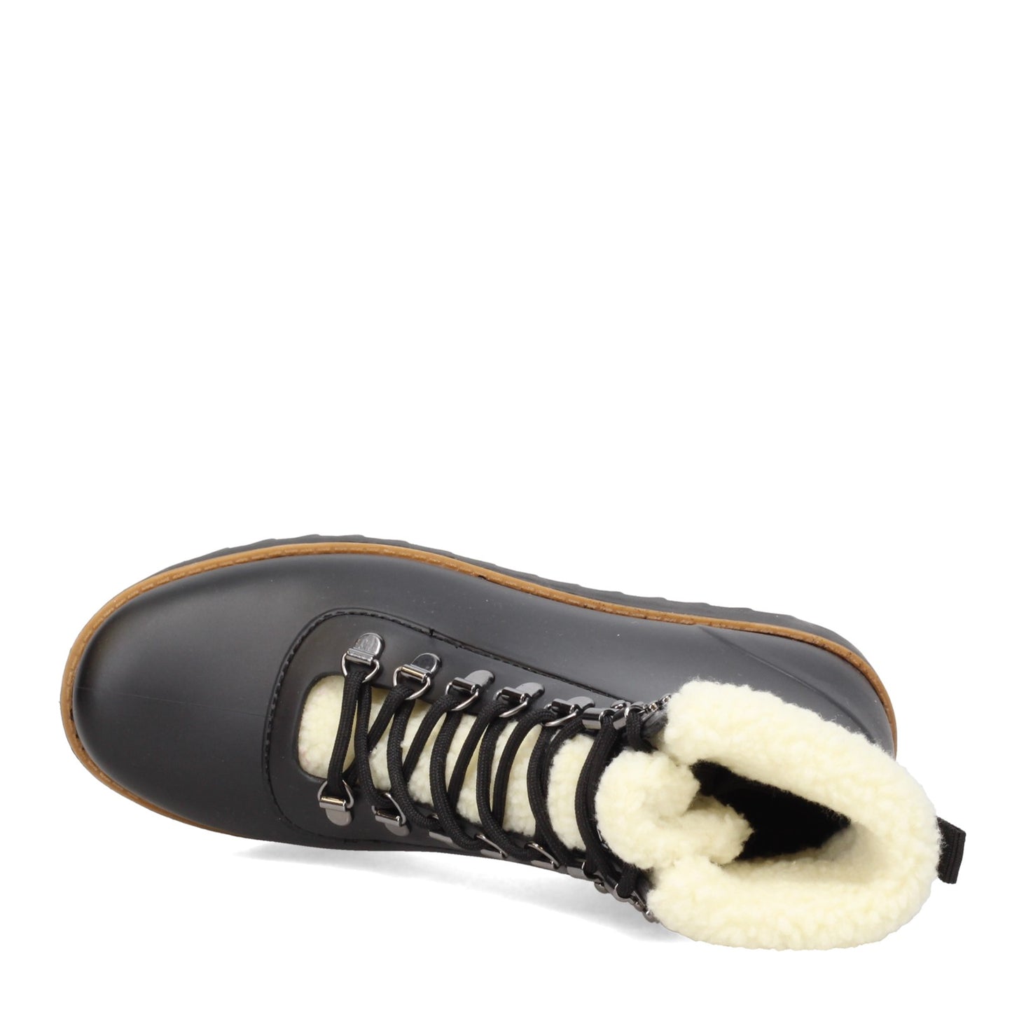 Peltz Shoes Women's Jambu Rainey-Hiker Boot BLACK / WHITE J1RIK91
