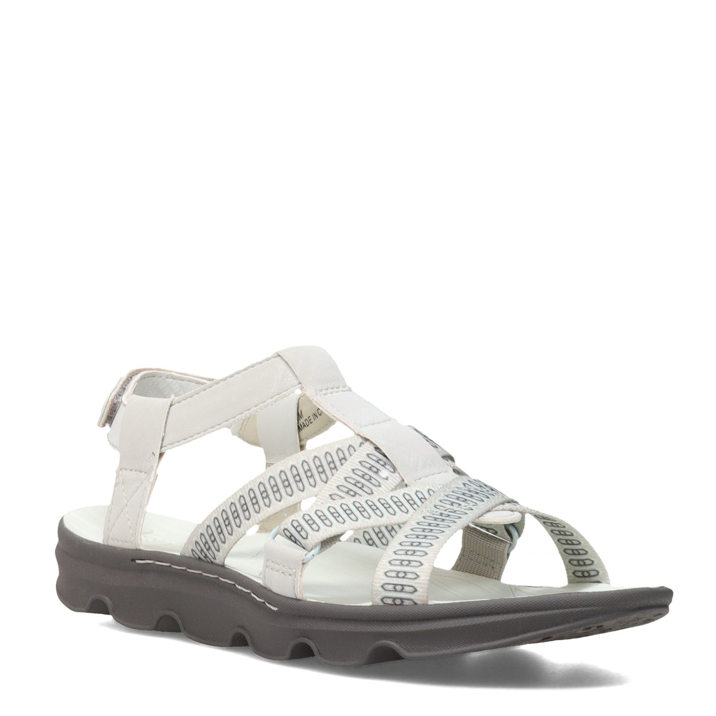 Peltz Shoes Women's Jambu Bay Water Ready Sandal GRAY J2BAY65