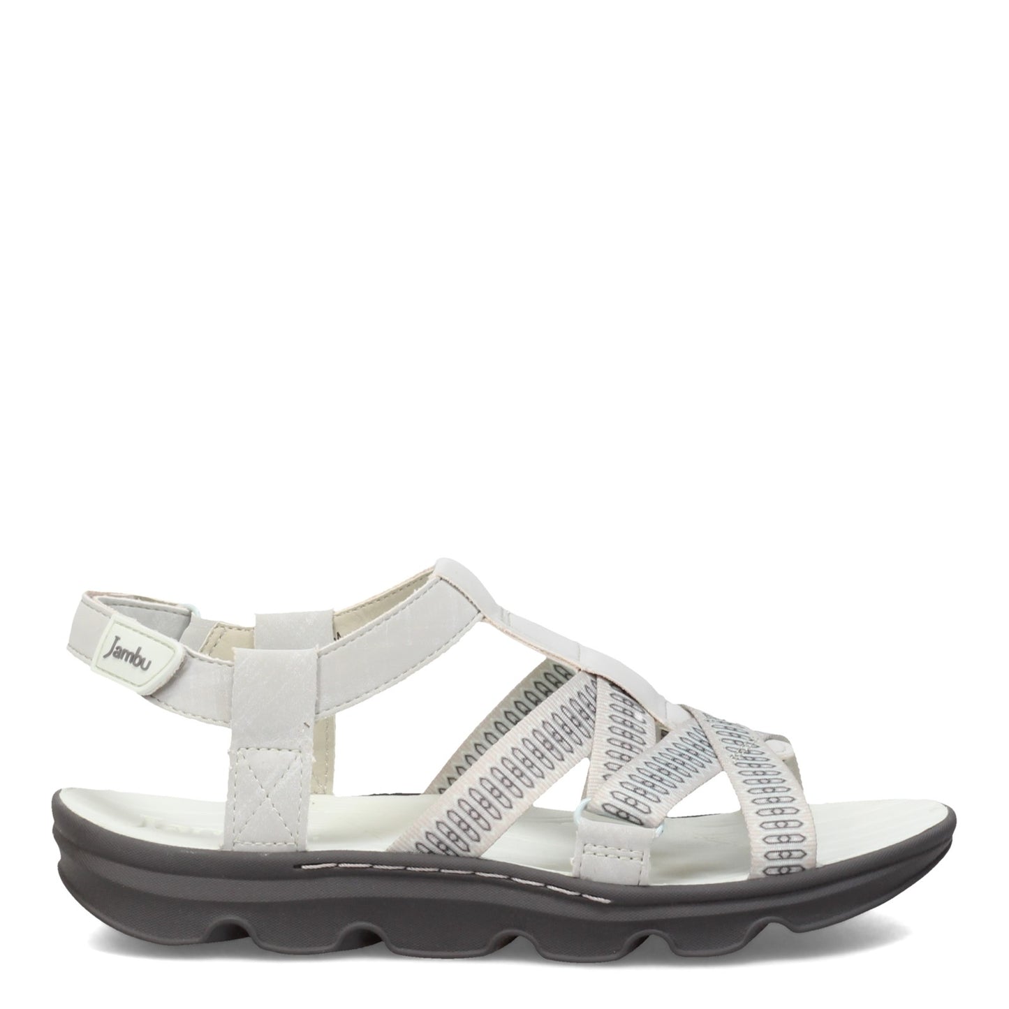 Peltz Shoes Women's Jambu Bay Water Ready Sandal GRAY J2BAY65