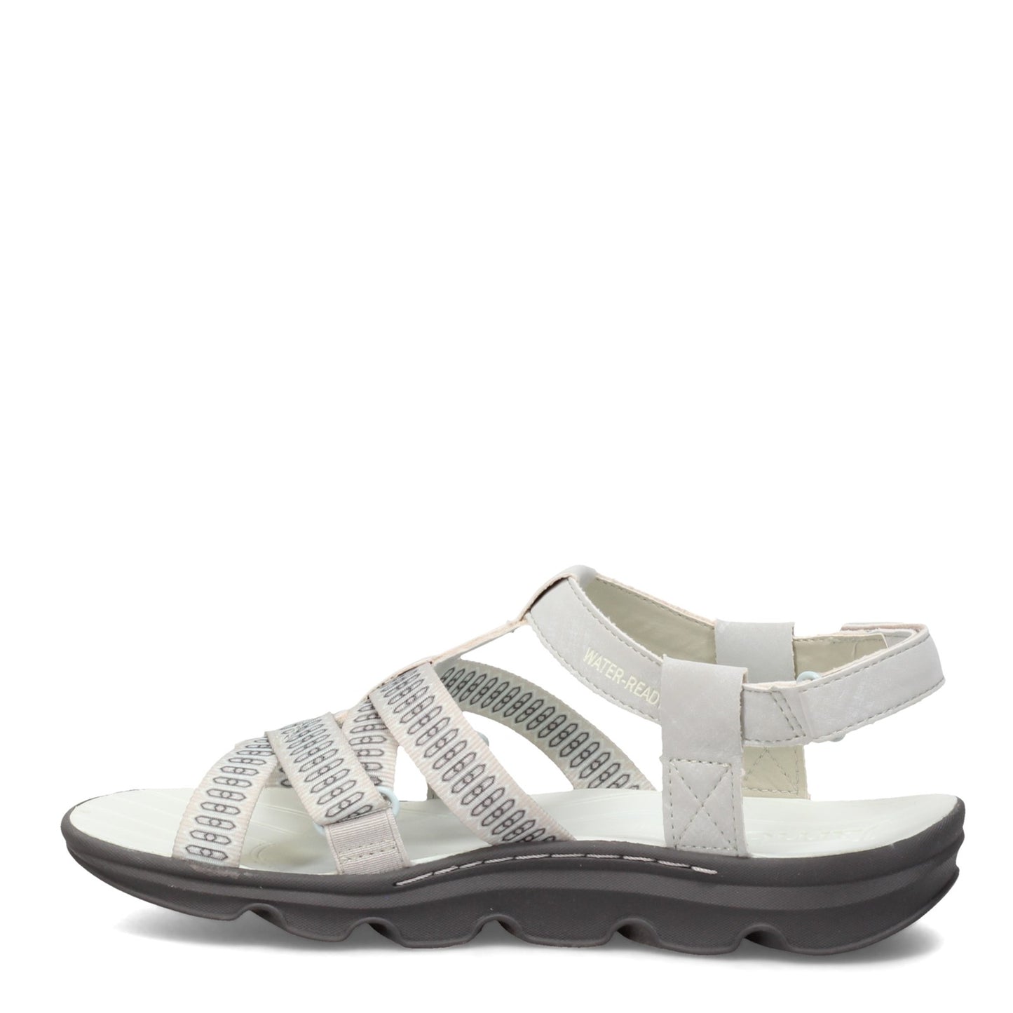 Peltz Shoes Women's Jambu Bay Water Ready Sandal GRAY J2BAY65