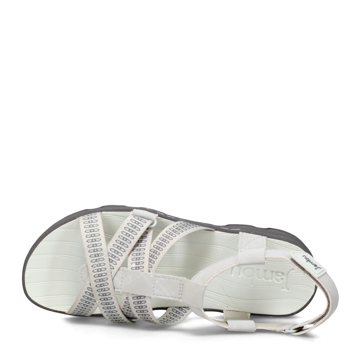 Peltz Shoes Women's Jambu Bay Water Ready Sandal GRAY J2BAY65