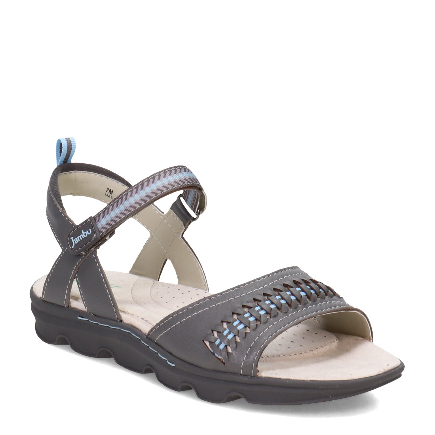 Peltz Shoes Women's Jambu Monaco Sandal GRAY J2MON19