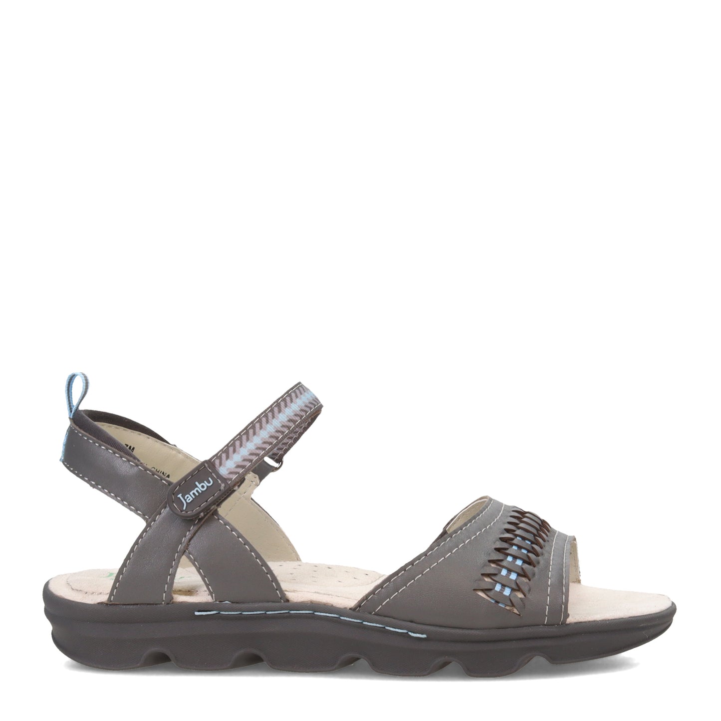 Peltz Shoes Women's Jambu Monaco Sandal GRAY J2MON19