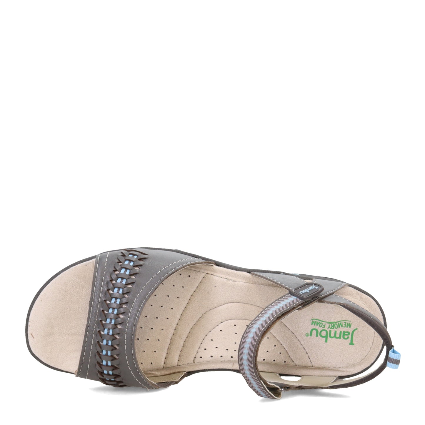 Peltz Shoes Women's Jambu Monaco Sandal GRAY J2MON19