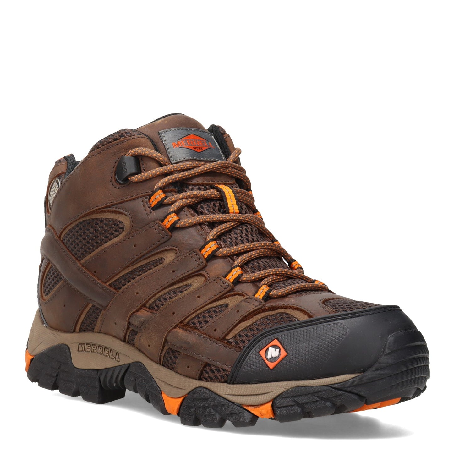 Peltz Shoes Men's Merrell Moab Vertex Mid Waterproof SR - Wide Width CLAY J31239W